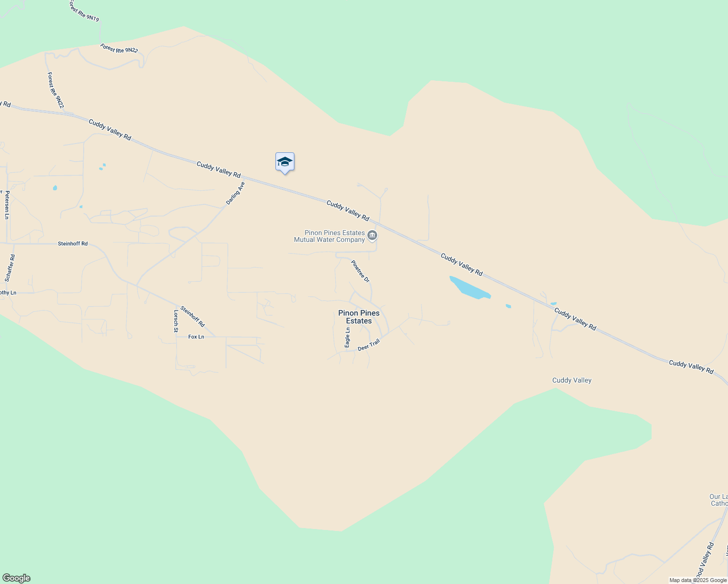 map of restaurants, bars, coffee shops, grocery stores, and more near 1208 Snowbird Drive in Frazier Park
