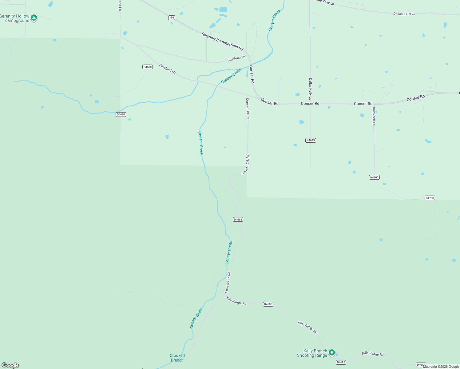 map of restaurants, bars, coffee shops, grocery stores, and more near 47682 Conser creek Road in Heavener