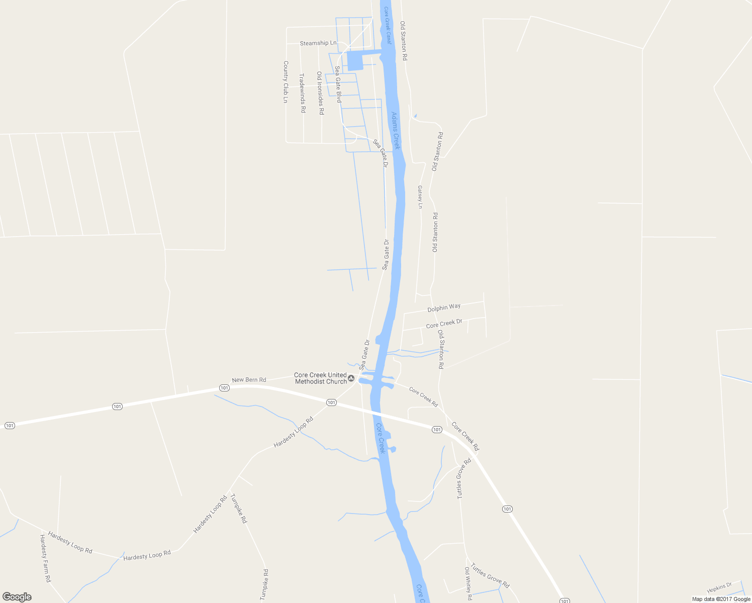 map of restaurants, bars, coffee shops, grocery stores, and more near 238 Sea Gate Dr in Newport