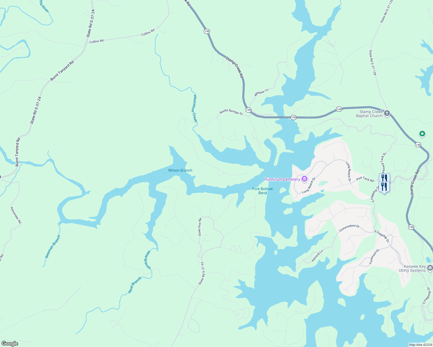map of restaurants, bars, coffee shops, grocery stores, and more near 546 Riverstone Drive in Salem
