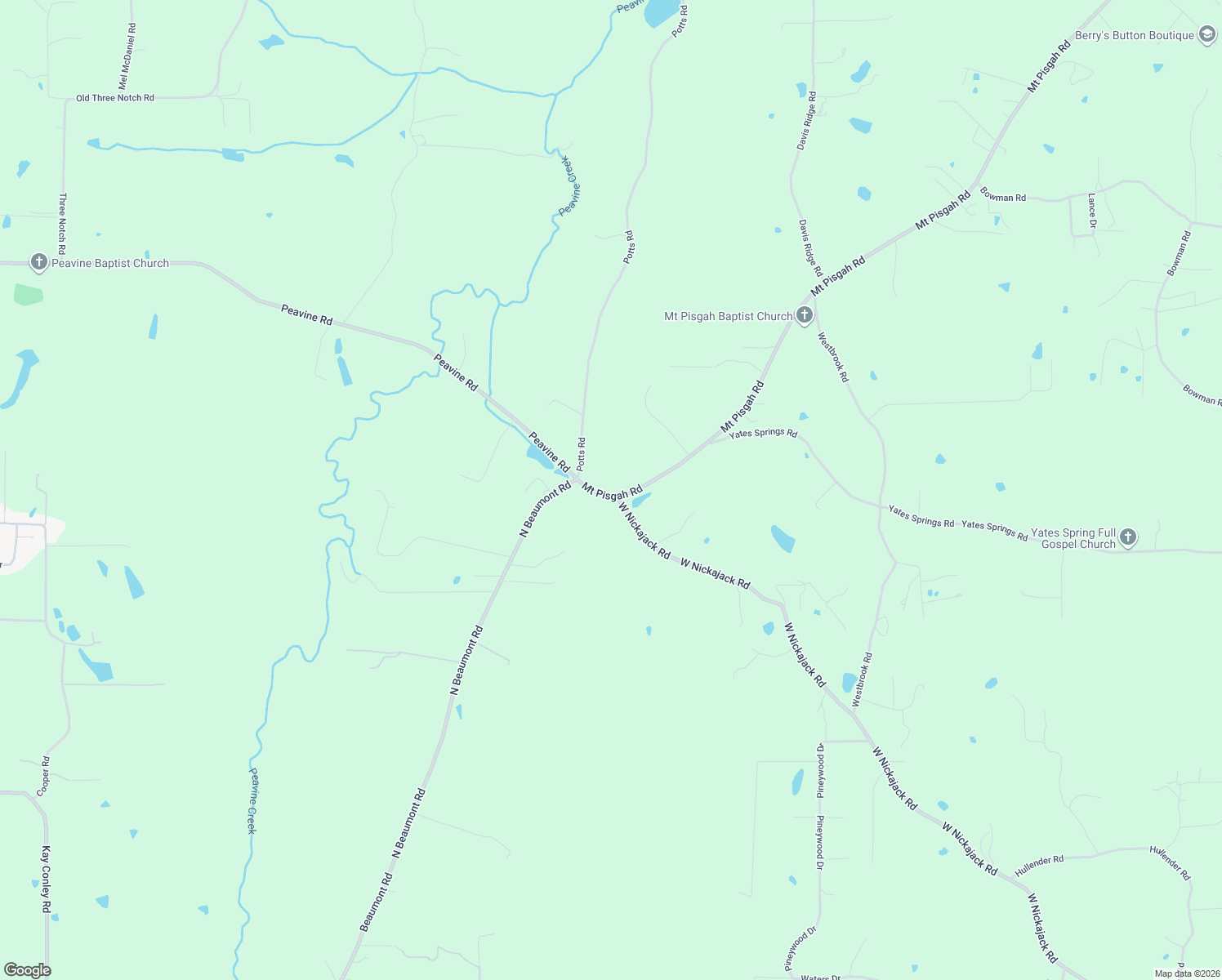 map of restaurants, bars, coffee shops, grocery stores, and more near 3774 Mount Pisgah Road in Ringgold