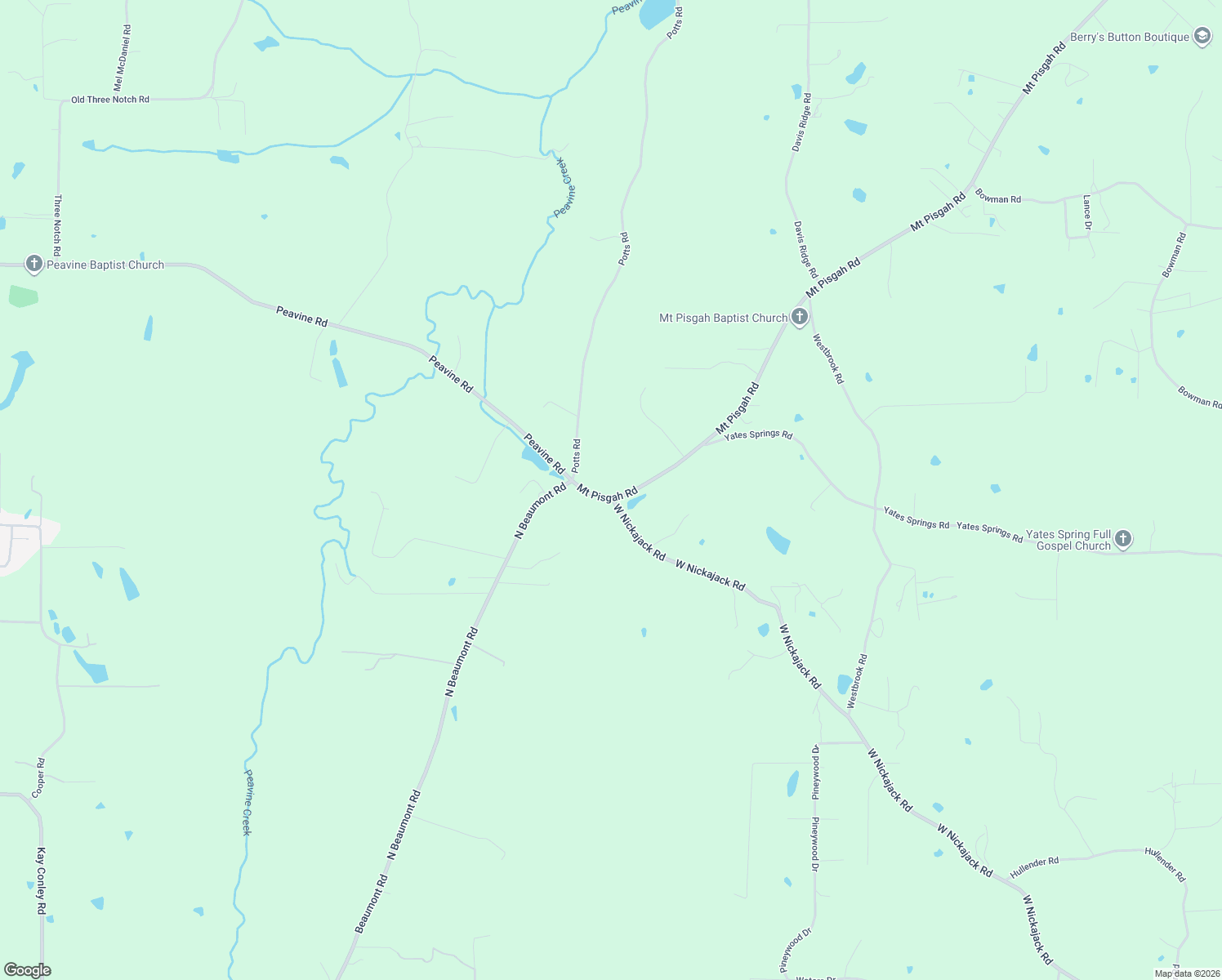 map of restaurants, bars, coffee shops, grocery stores, and more near 3774 Mount Pisgah Road in Ringgold