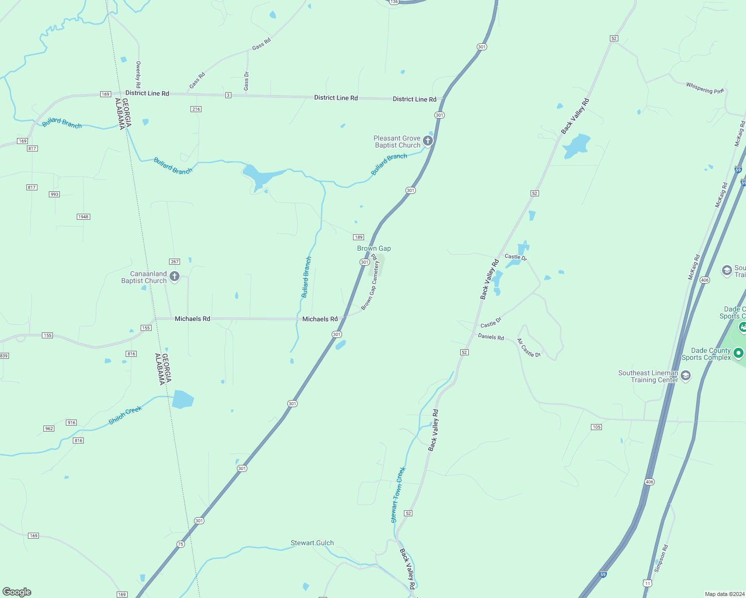 map of restaurants, bars, coffee shops, grocery stores, and more near 251 Brown Gap Cemetery Road in Trenton