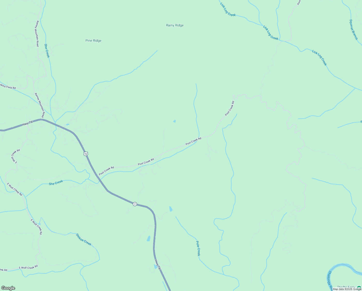 map of restaurants, bars, coffee shops, grocery stores, and more near 834-1148 Pool Creek Road in Clayton