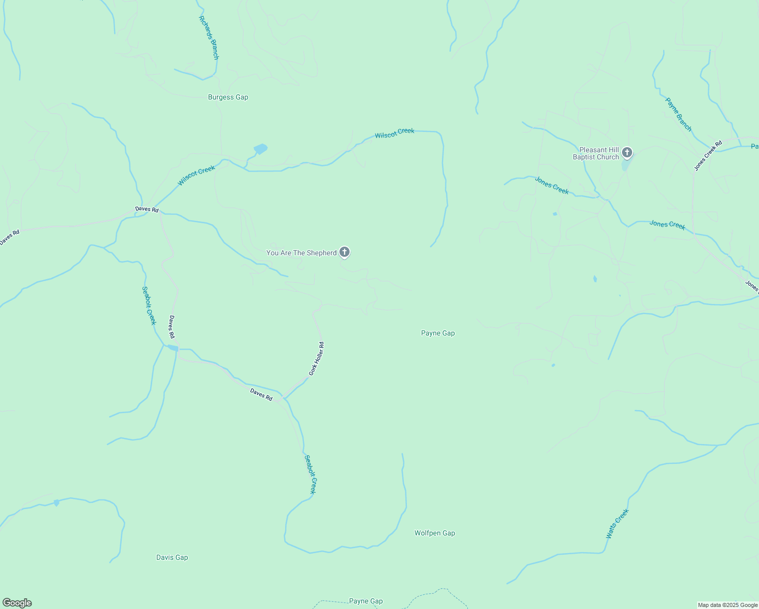 map of restaurants, bars, coffee shops, grocery stores, and more near 4 Heards Ridge in Suches