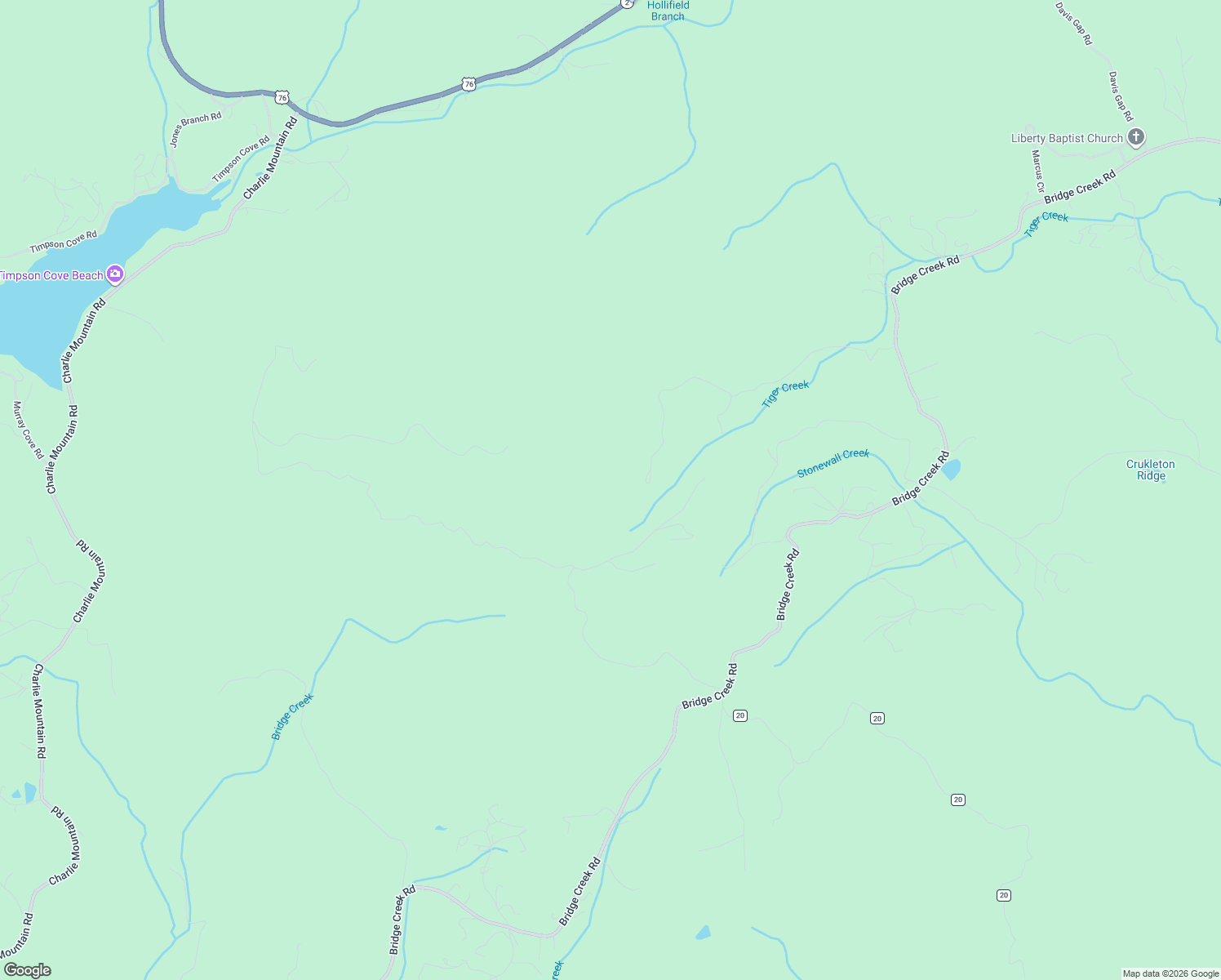 map of restaurants, bars, coffee shops, grocery stores, and more near 624 Frontier Road in Tiger