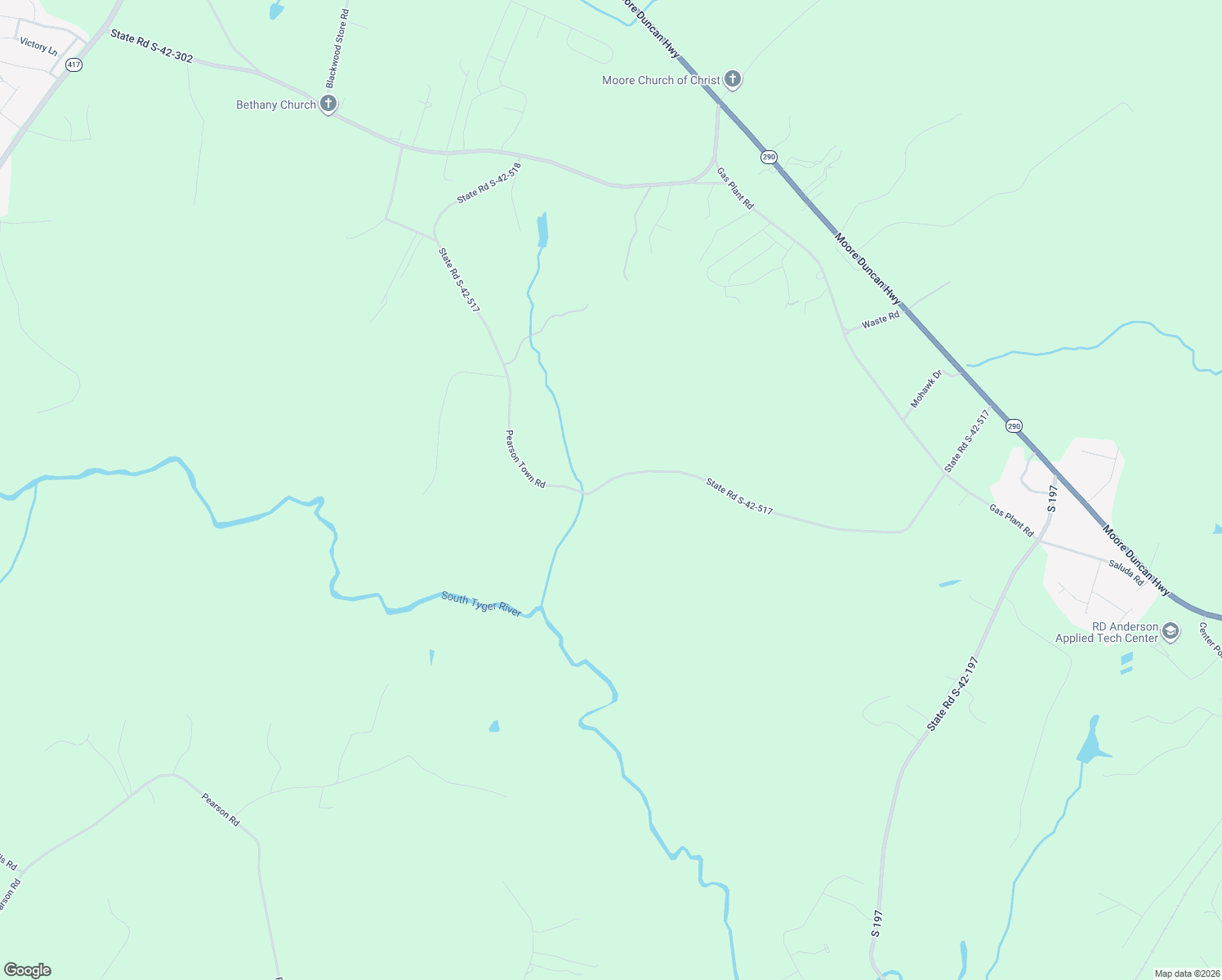 map of restaurants, bars, coffee shops, grocery stores, and more near 741 Pearson Town Road in Moore