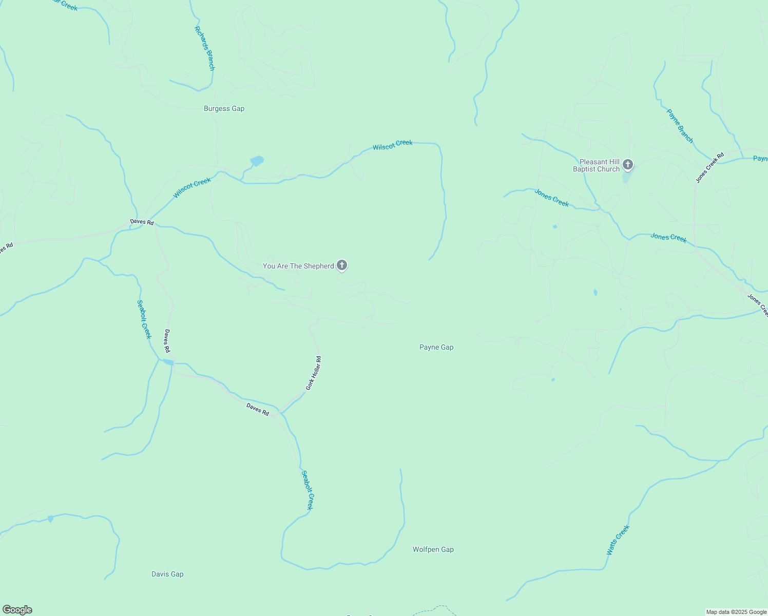 map of restaurants, bars, coffee shops, grocery stores, and more near 4 Heards Ridge in Suches
