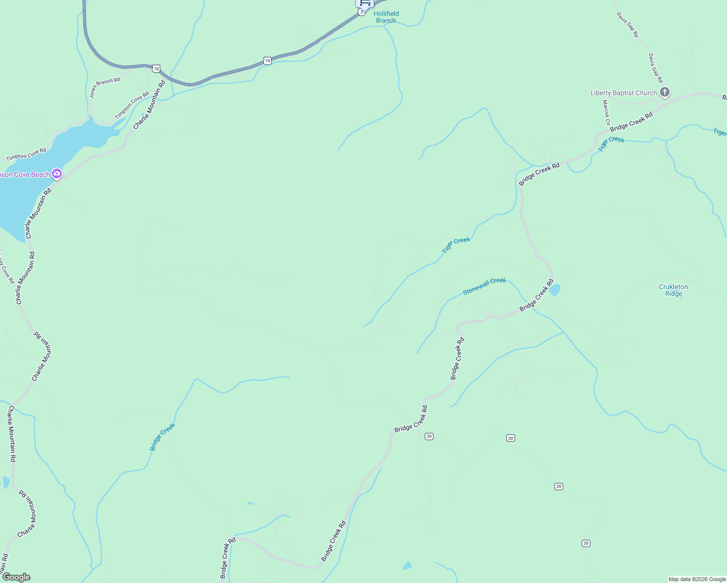 map of restaurants, bars, coffee shops, grocery stores, and more near 624 Frontier Road in Tiger