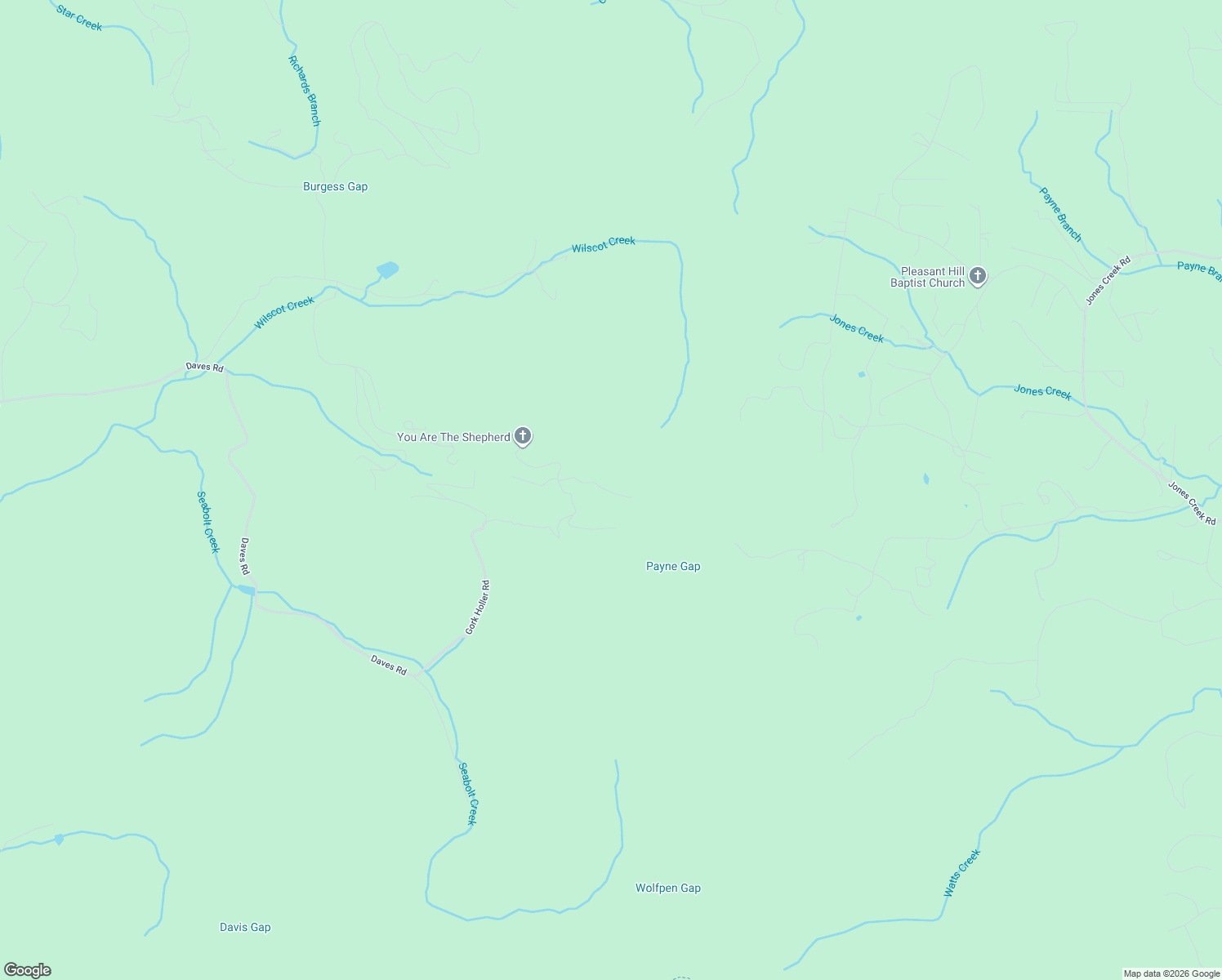 map of restaurants, bars, coffee shops, grocery stores, and more near 4 Heards Ridge in Suches