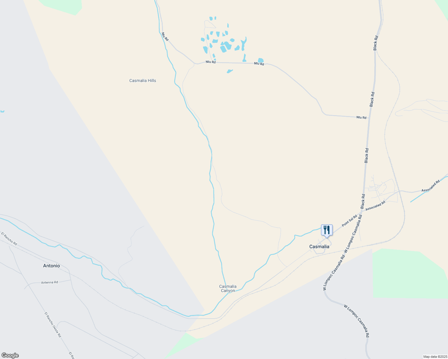 map of restaurants, bars, coffee shops, grocery stores, and more near in Casmalia