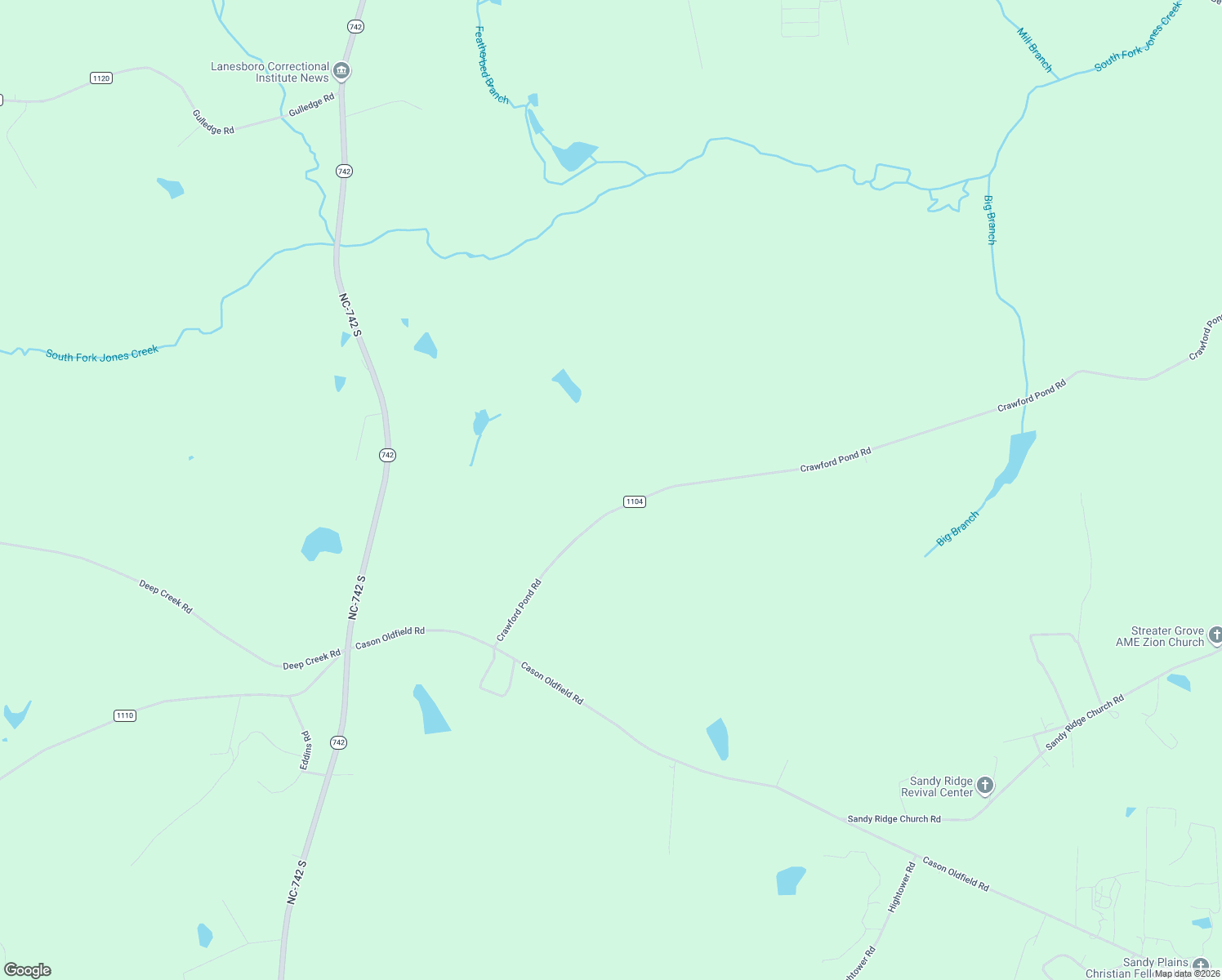 map of restaurants, bars, coffee shops, grocery stores, and more near 3198 Crawford Pond Road in Morven