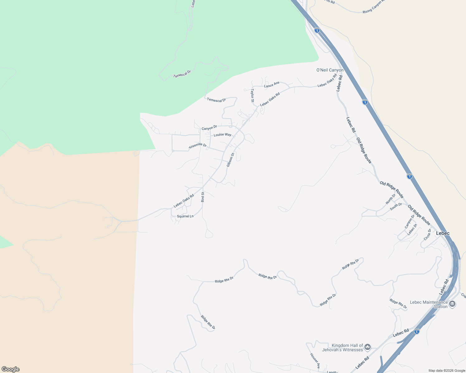 map of restaurants, bars, coffee shops, grocery stores, and more near 700 Krista Court in Lebec
