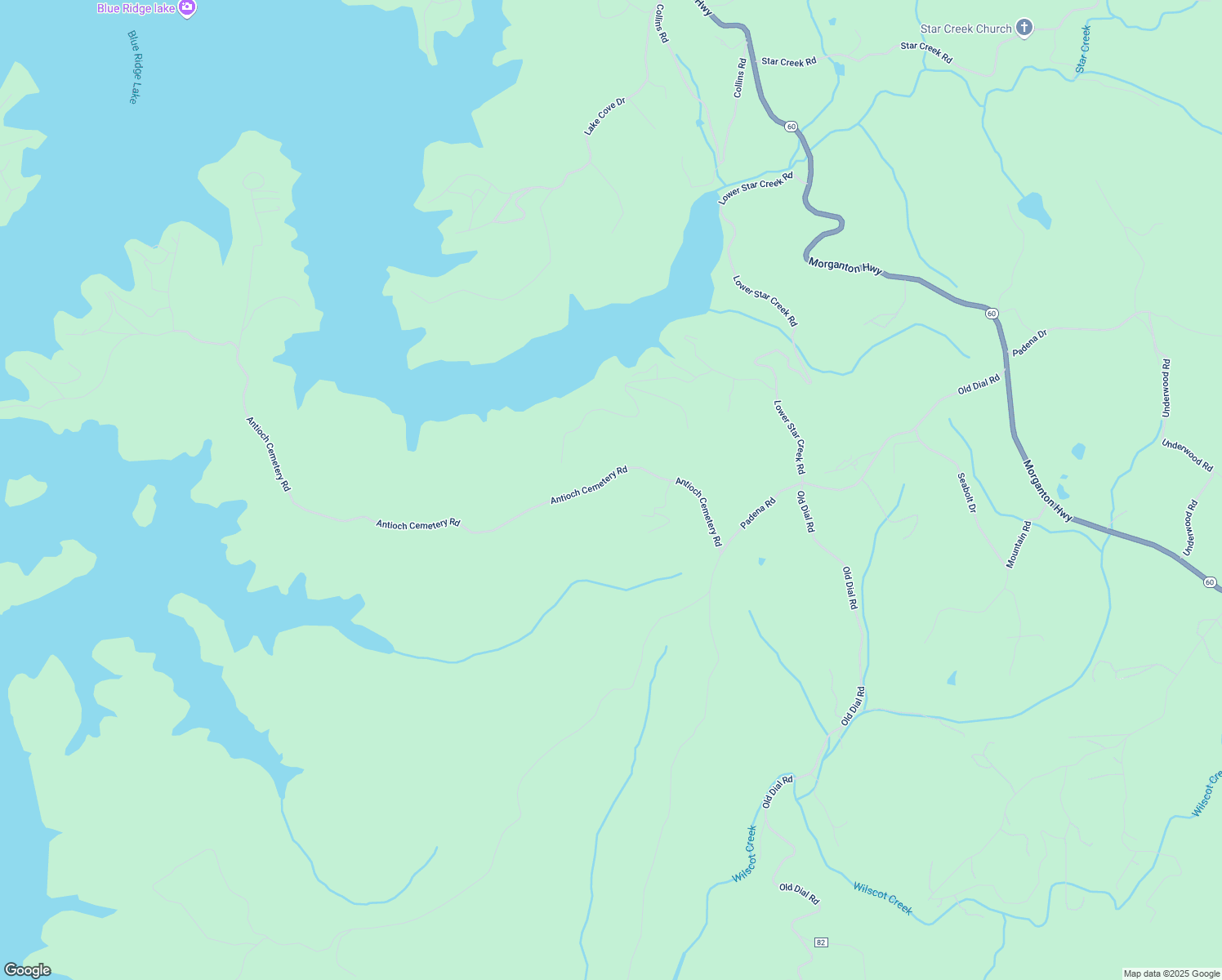map of restaurants, bars, coffee shops, grocery stores, and more near 481 Antioch Cemetary Road in Morganton