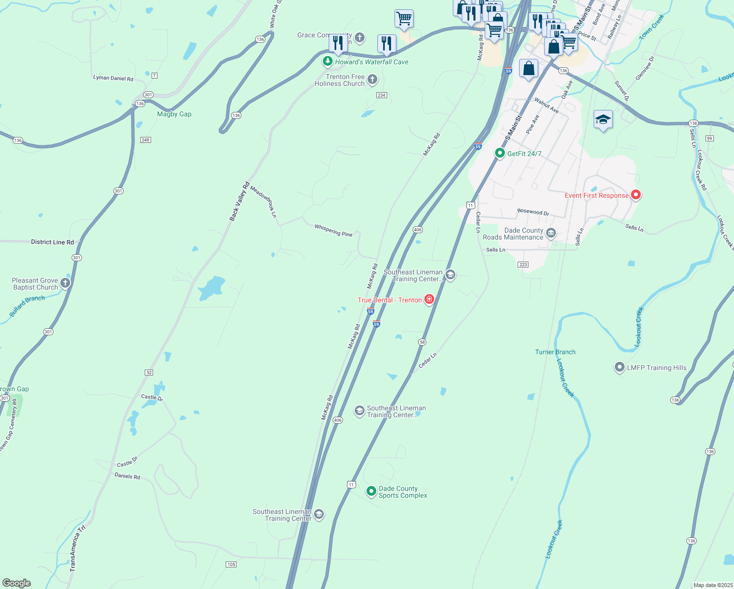 McKaig Road, Trenton GA Walk Score