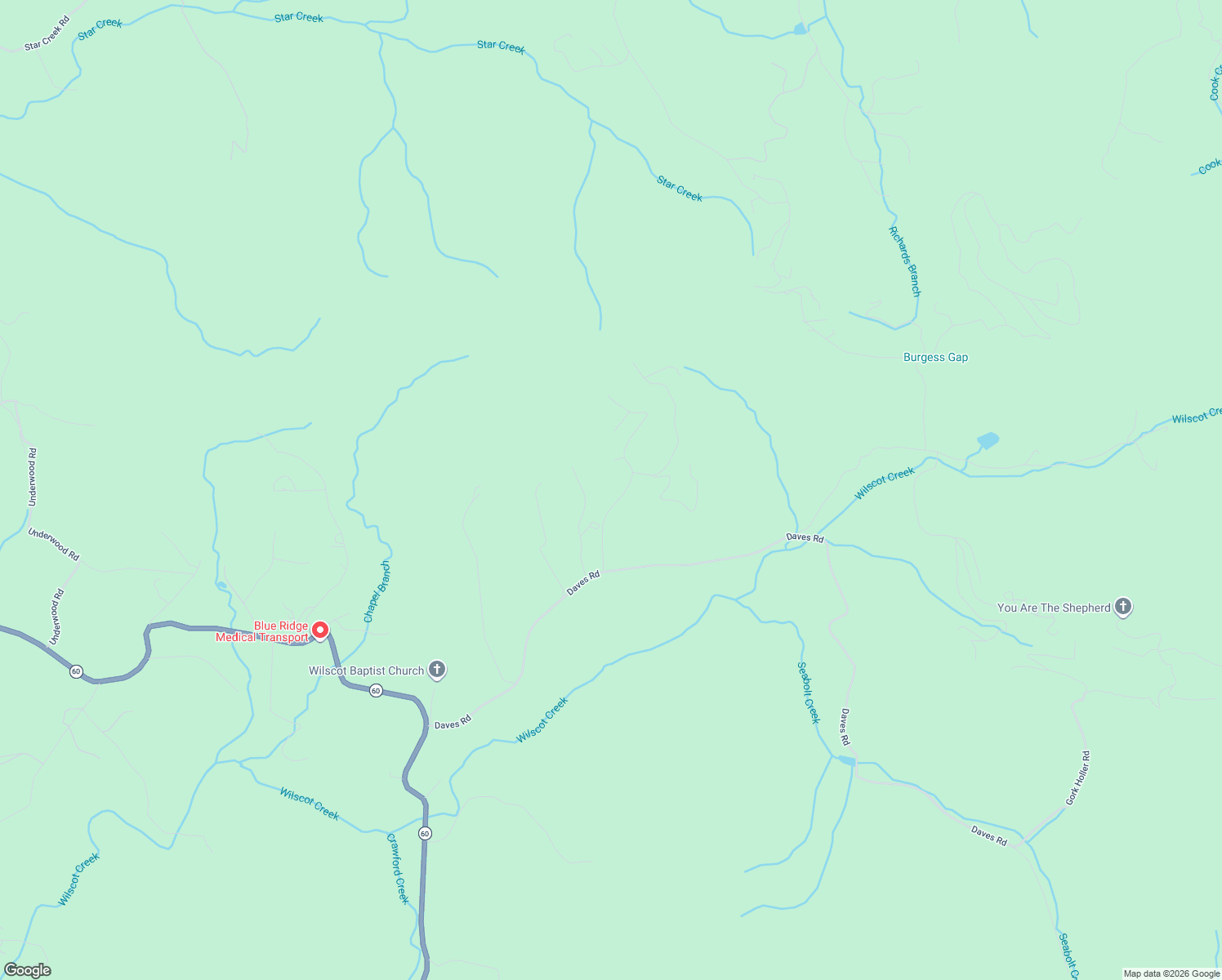 map of restaurants, bars, coffee shops, grocery stores, and more near 269 Shepherds Ridge in Morganton
