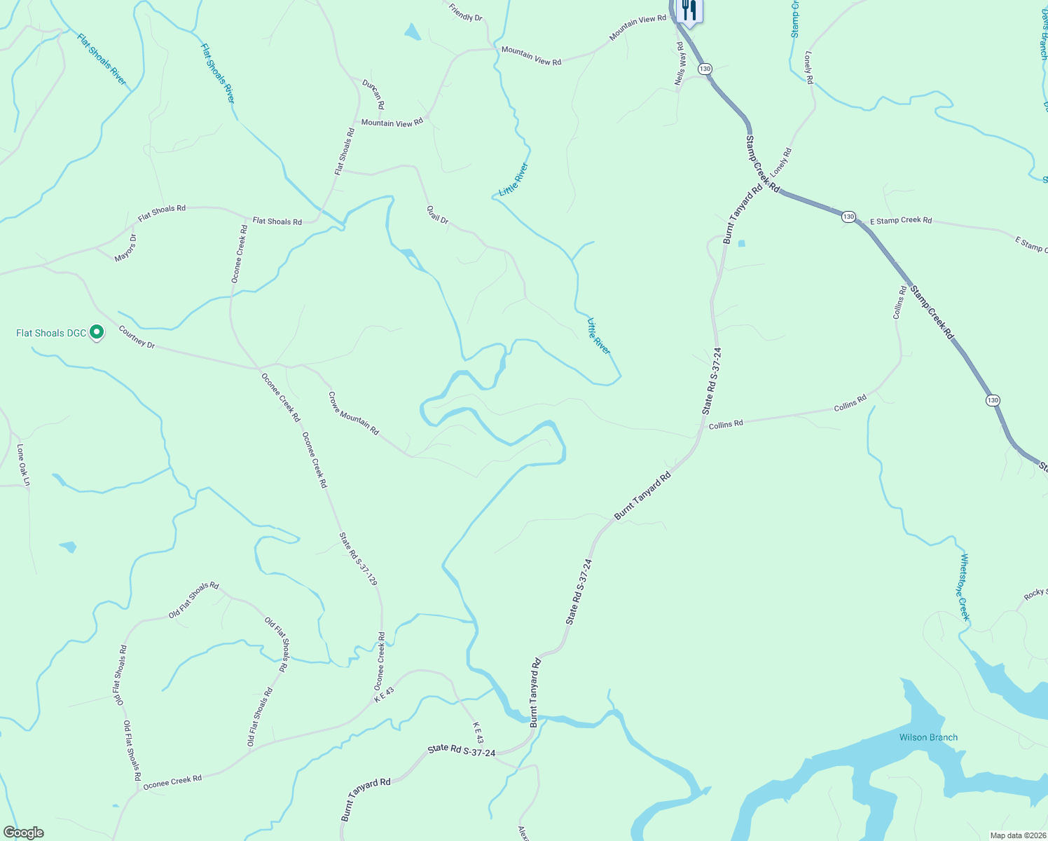 map of restaurants, bars, coffee shops, grocery stores, and more near 315 Little River Crossing Road in Salem