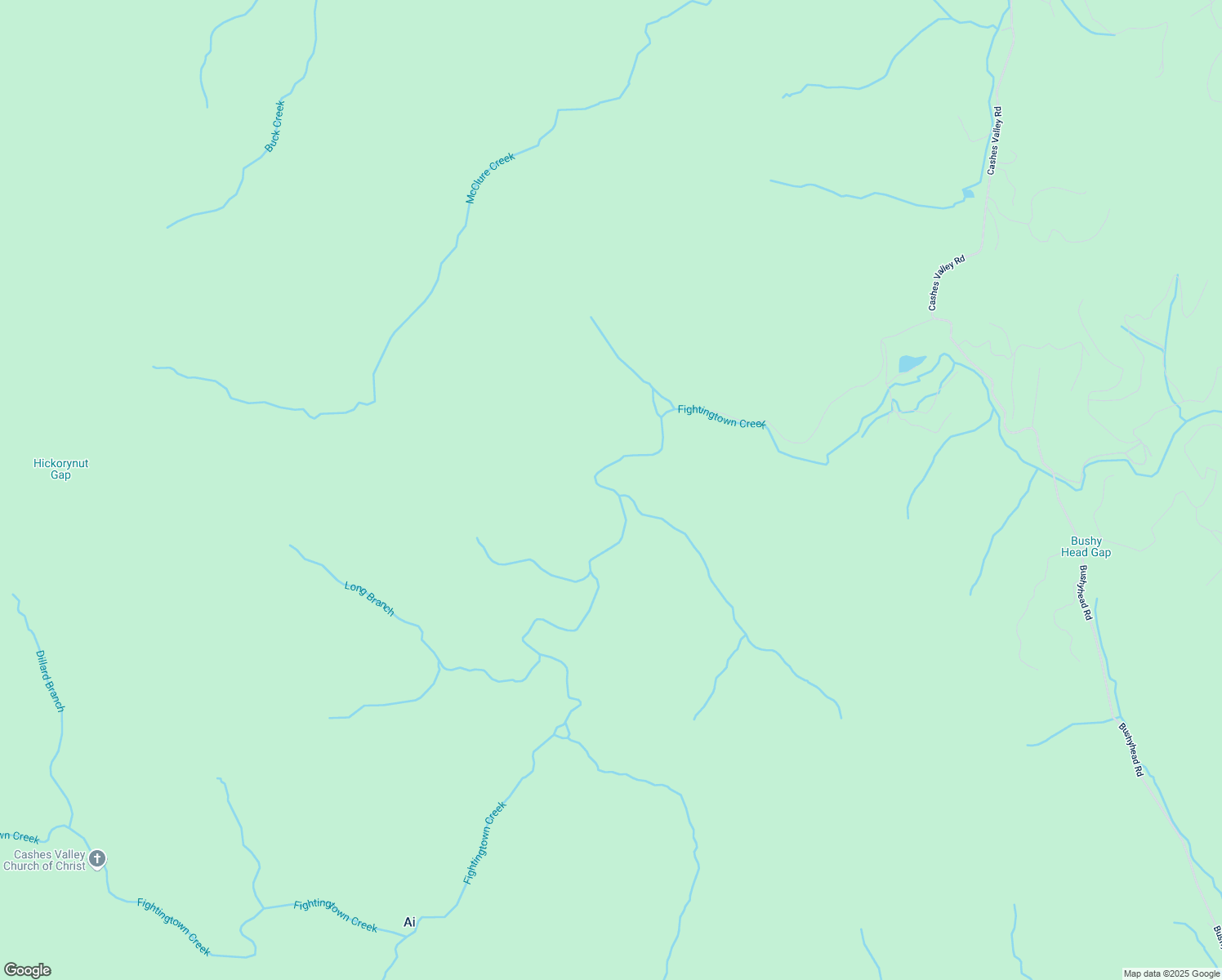 map of restaurants, bars, coffee shops, grocery stores, and more near 185 Casey Drive in Ellijay