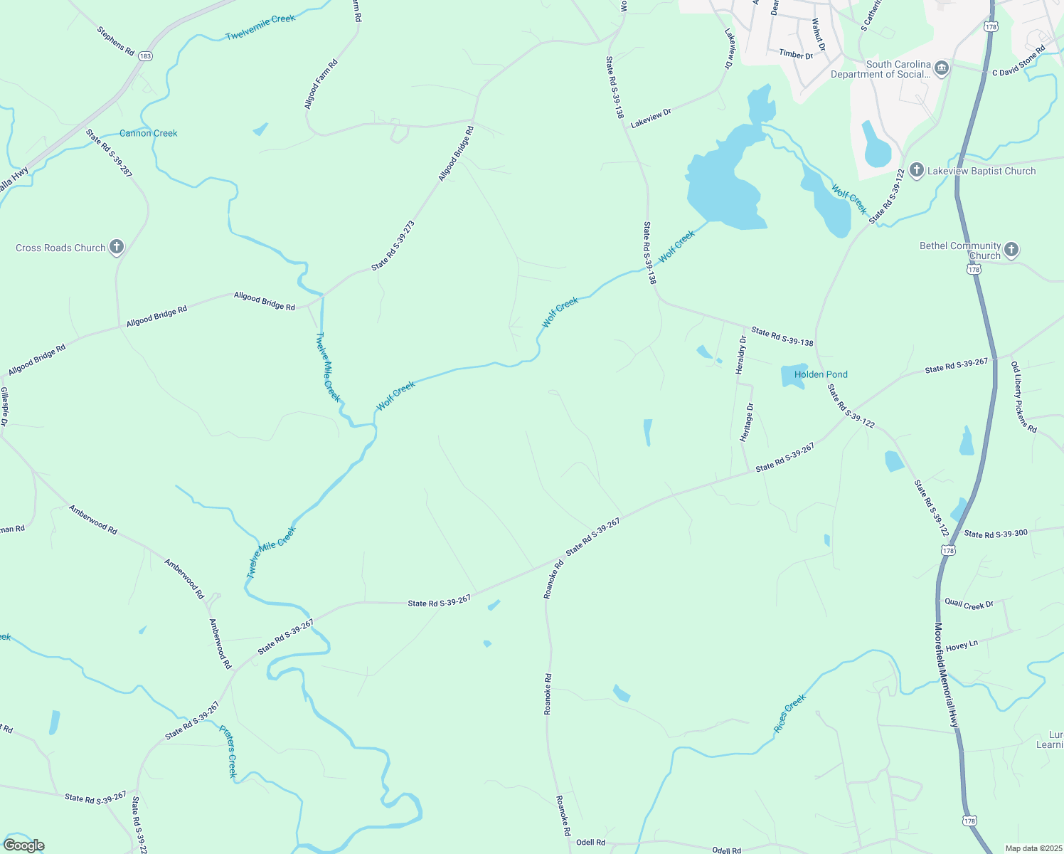 map of restaurants, bars, coffee shops, grocery stores, and more near 166 Golden Eagle Dr in Pickens