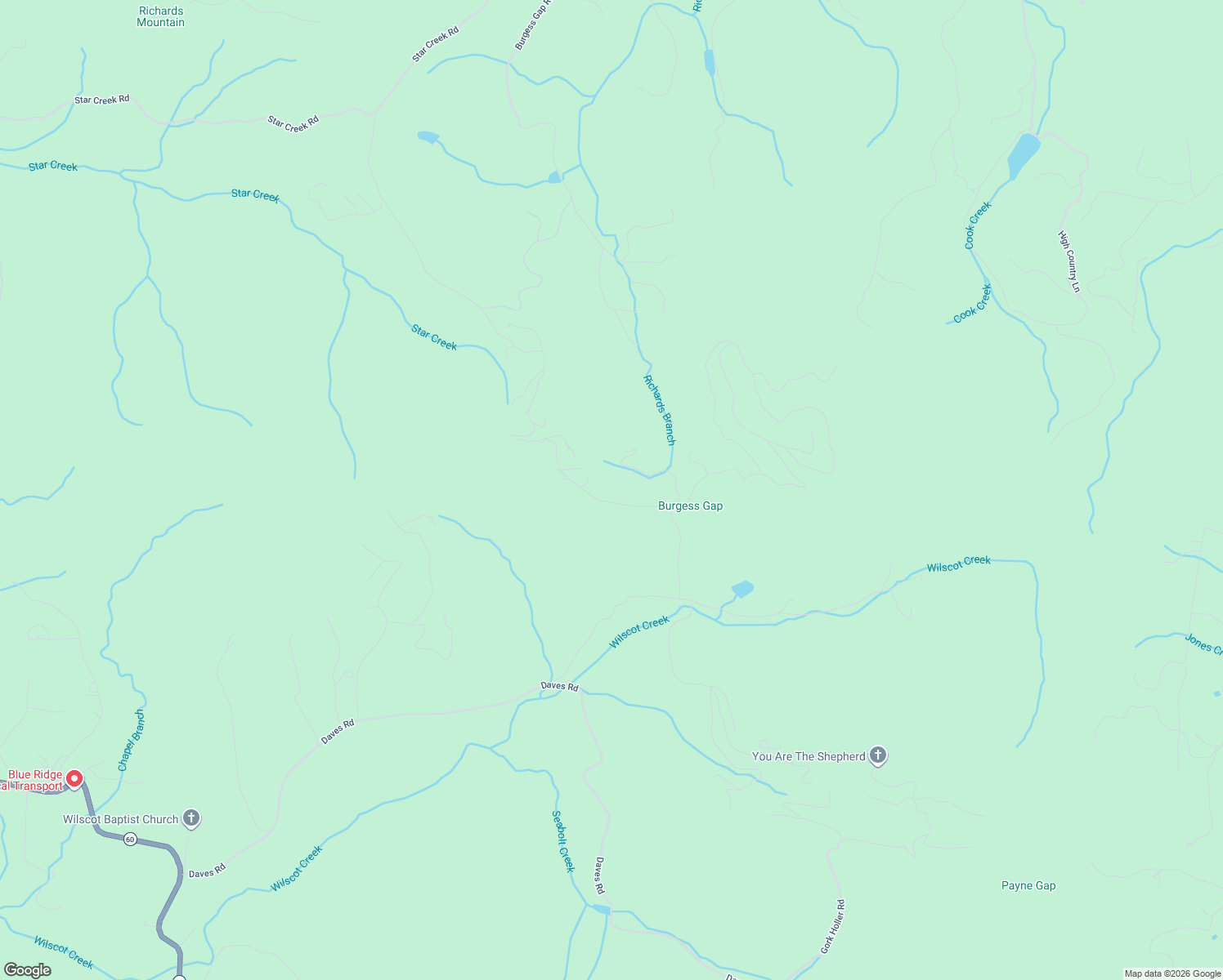 map of restaurants, bars, coffee shops, grocery stores, and more near 296 Stanley Ridge Road in Morganton