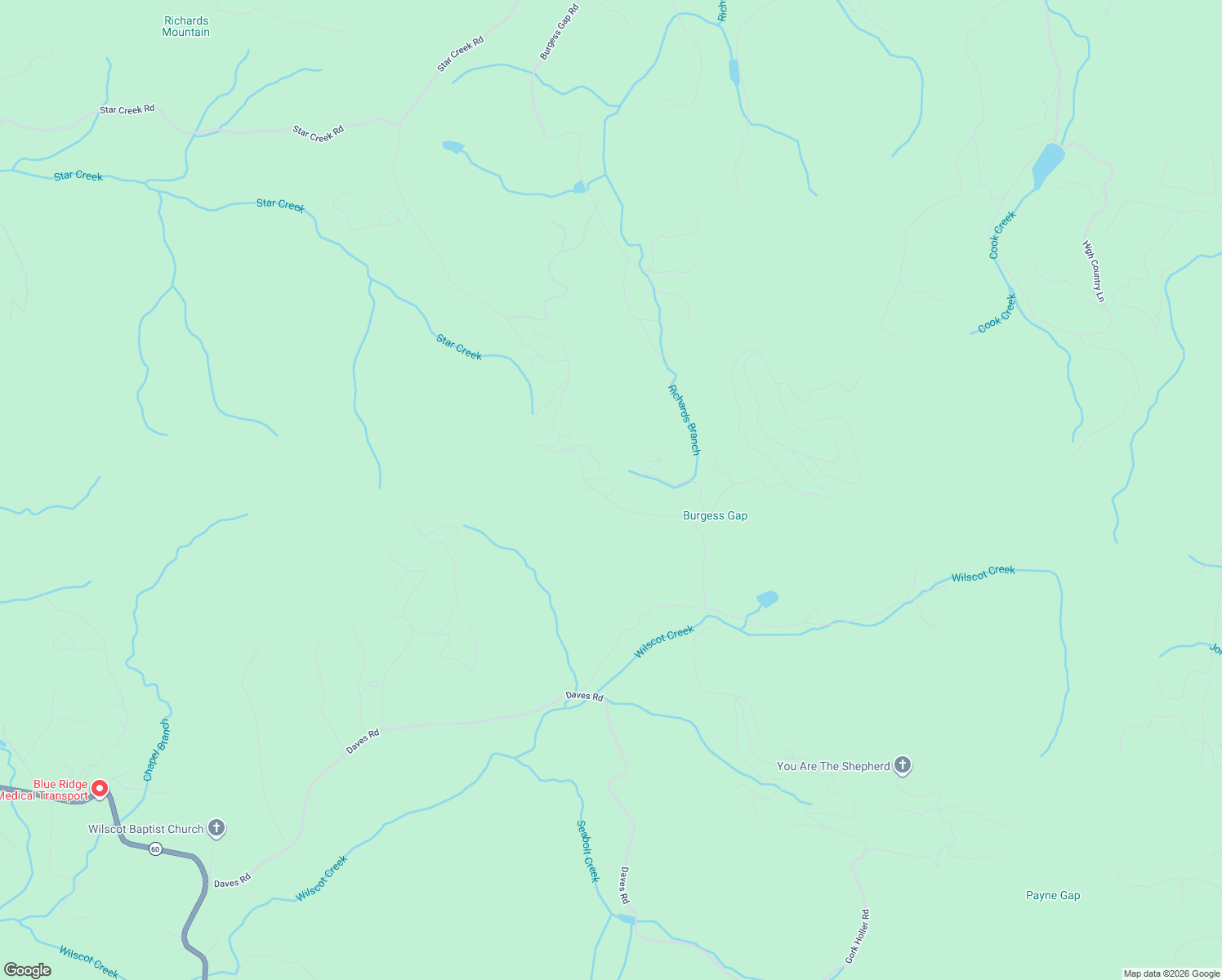 map of restaurants, bars, coffee shops, grocery stores, and more near 296 Stanley Ridge Road in Morganton