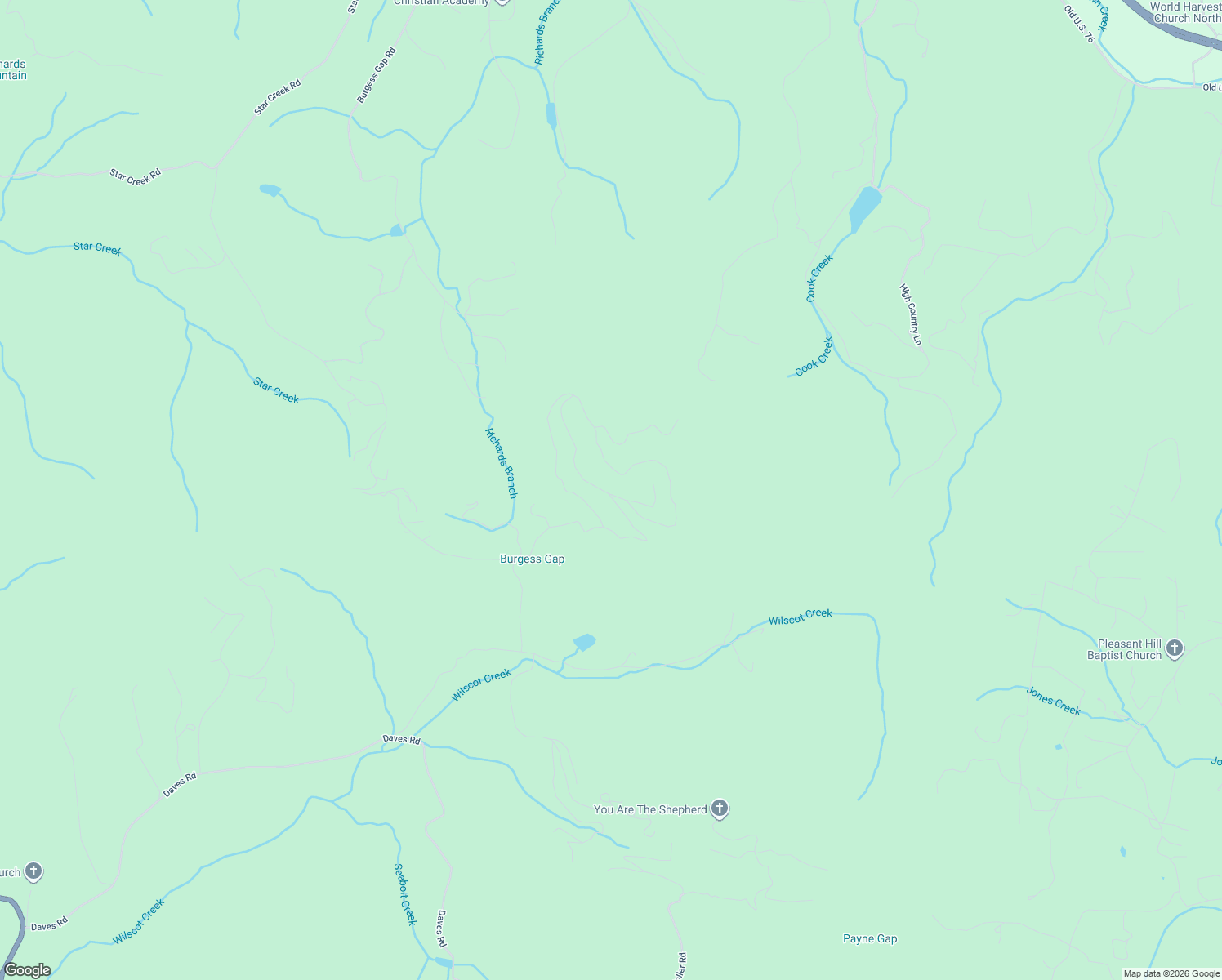 map of restaurants, bars, coffee shops, grocery stores, and more near 16 Enchanting Circle in Morganton