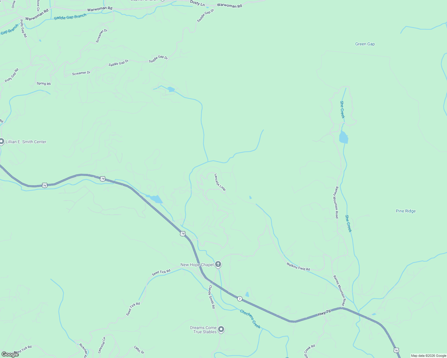 map of restaurants, bars, coffee shops, grocery stores, and more near 265 Timber Creek Drive in Clayton