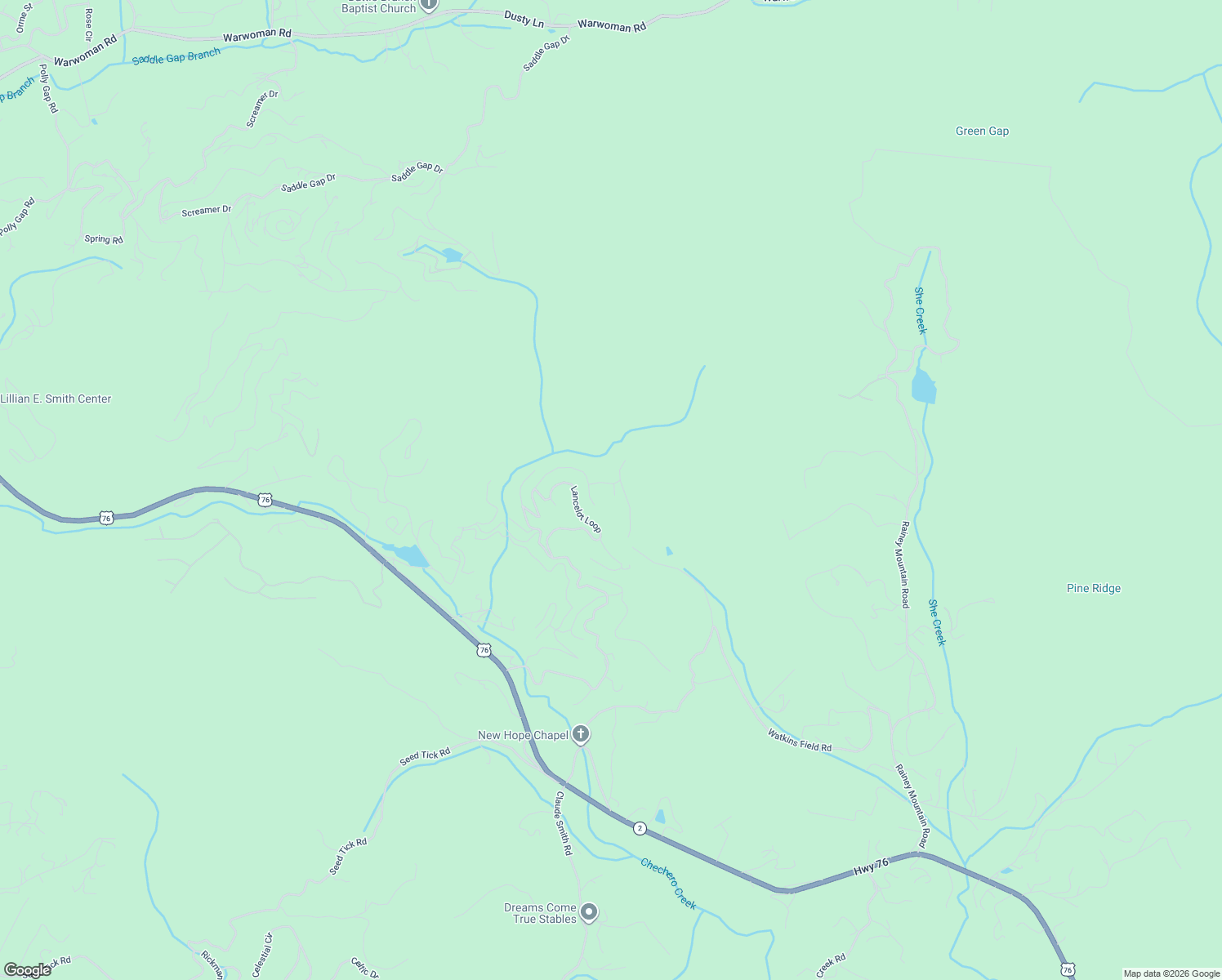 map of restaurants, bars, coffee shops, grocery stores, and more near 265 Timber Creek Drive in Clayton