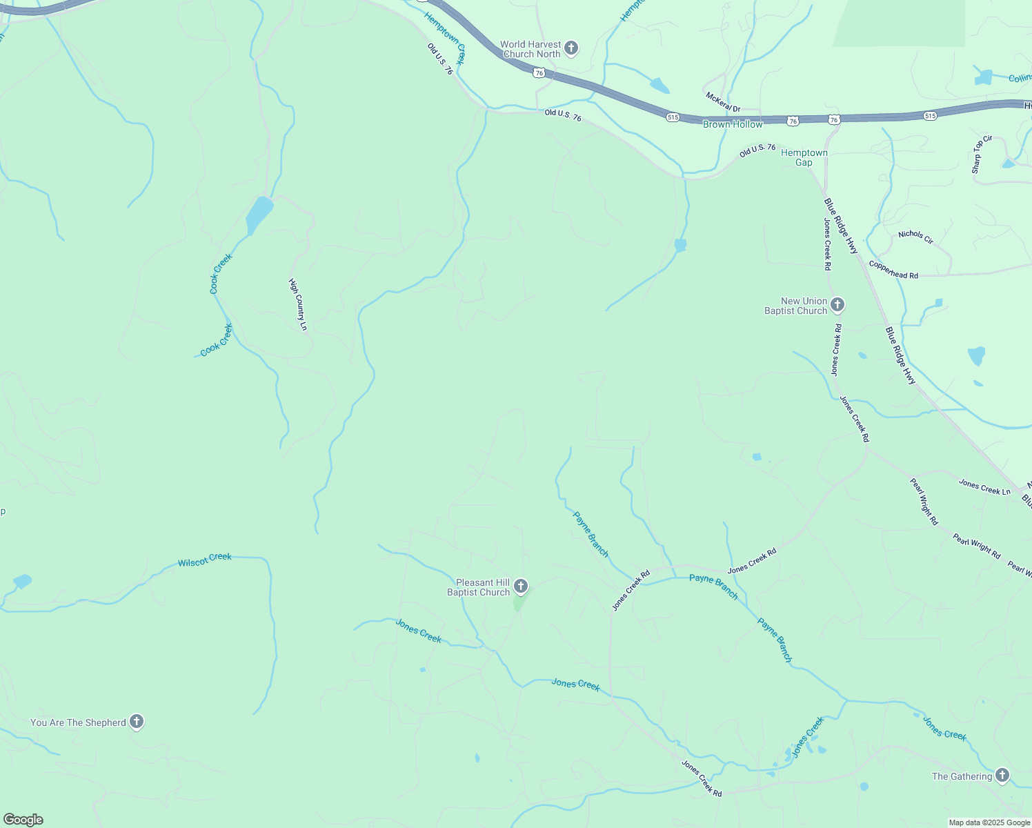 map of restaurants, bars, coffee shops, grocery stores, and more near 620 Clay Drive in Blairsville
