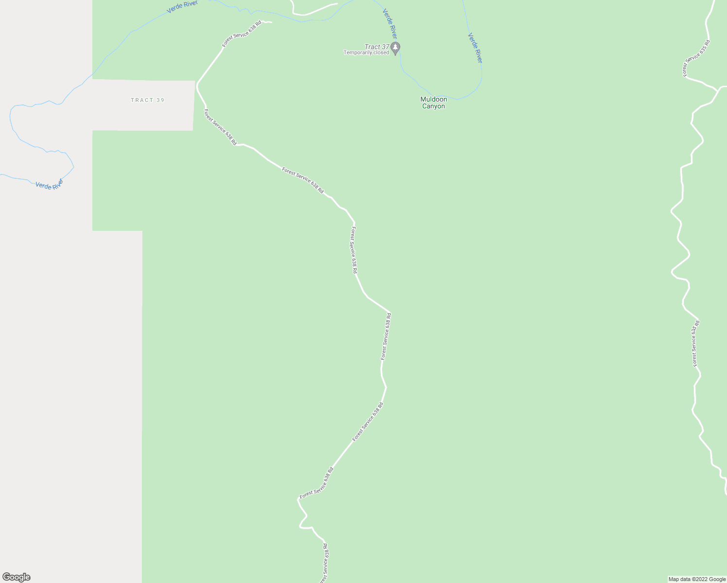 map of restaurants, bars, coffee shops, grocery stores, and more near Forest Service 638 Road in Chino Valley