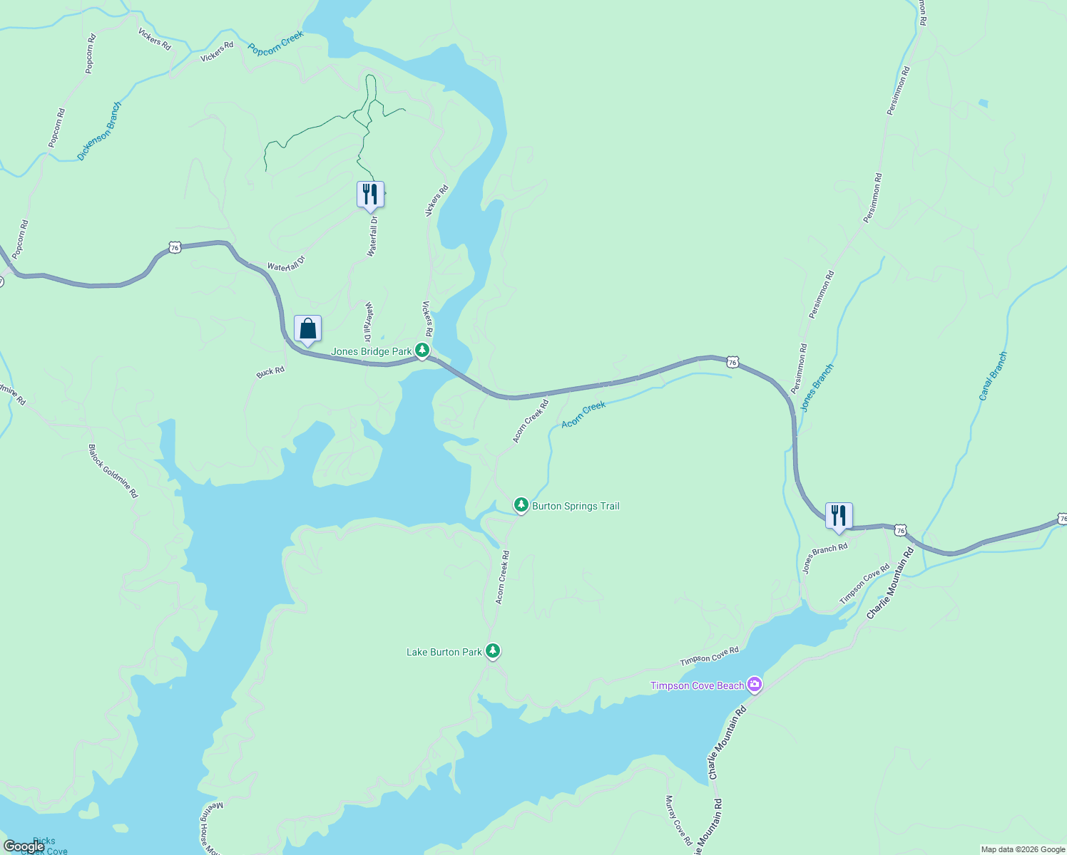 map of restaurants, bars, coffee shops, grocery stores, and more near 15 Pickett Hill Street in Clayton