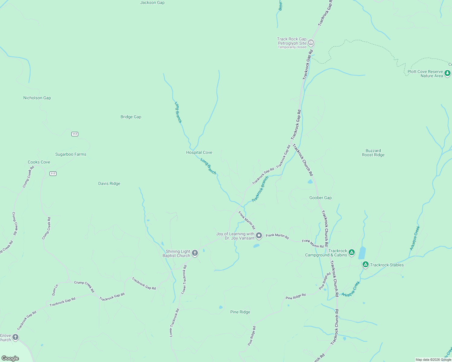 map of restaurants, bars, coffee shops, grocery stores, and more near 271 Burnette Road in Blairsville