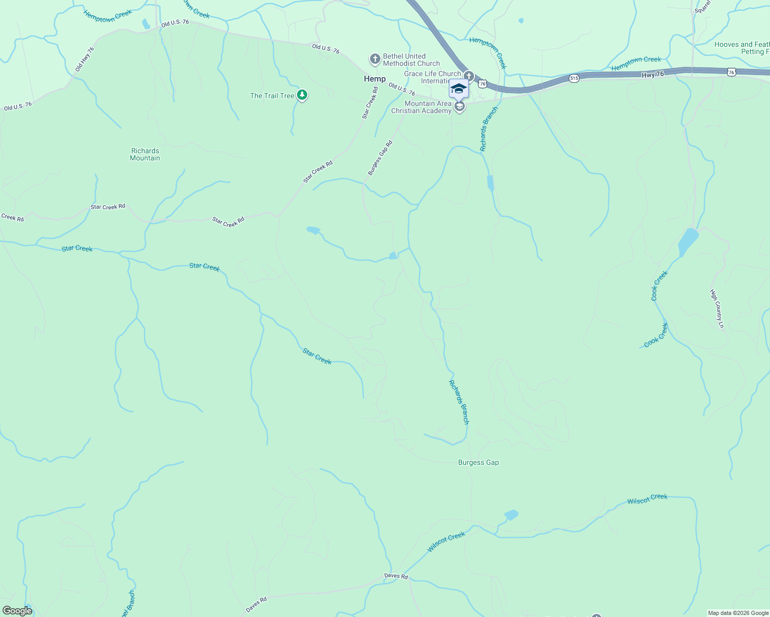 map of restaurants, bars, coffee shops, grocery stores, and more near 329 Robinson Thomas Road in Morganton