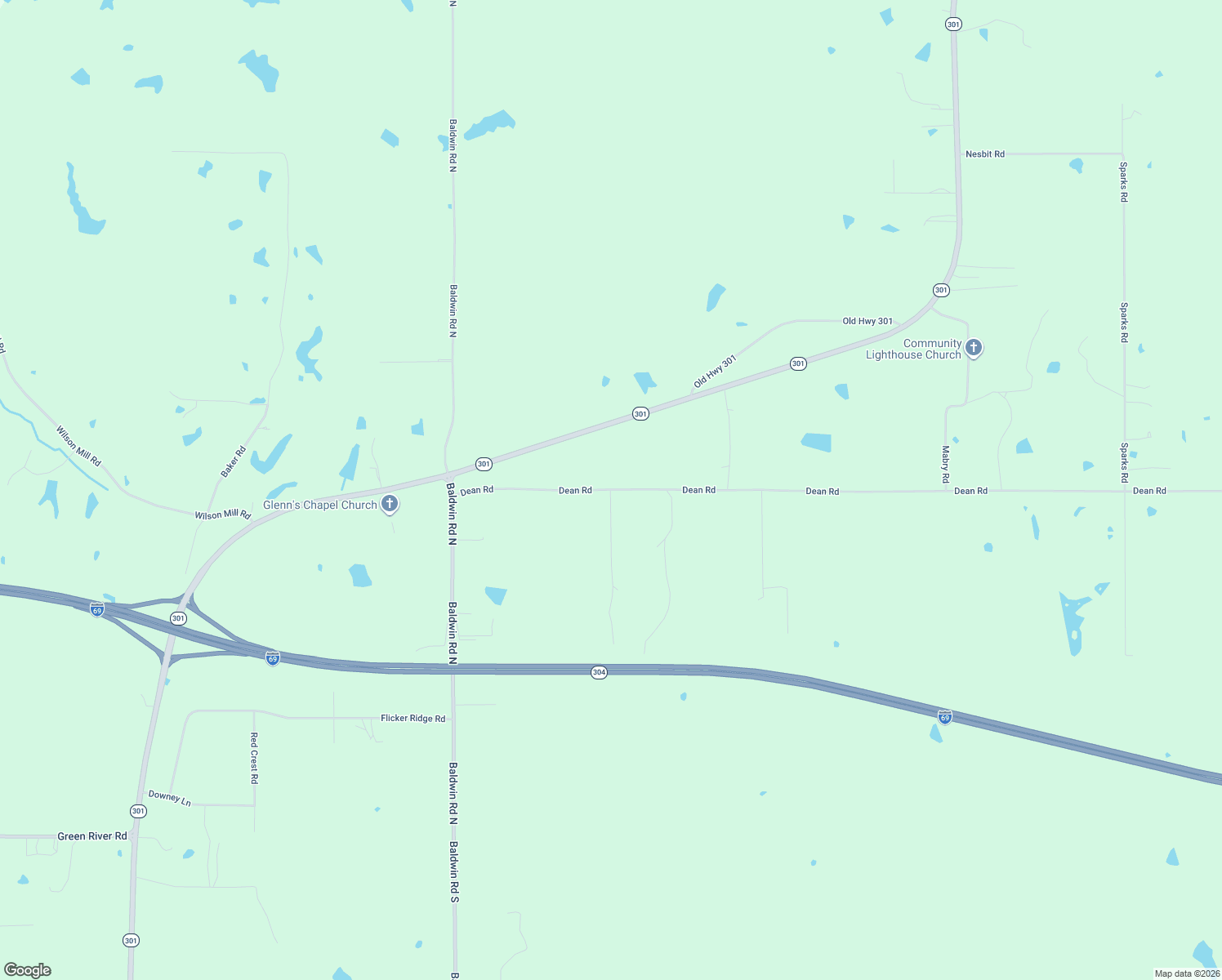 map of restaurants, bars, coffee shops, grocery stores, and more near 7529 Dean Rd in DeSoto