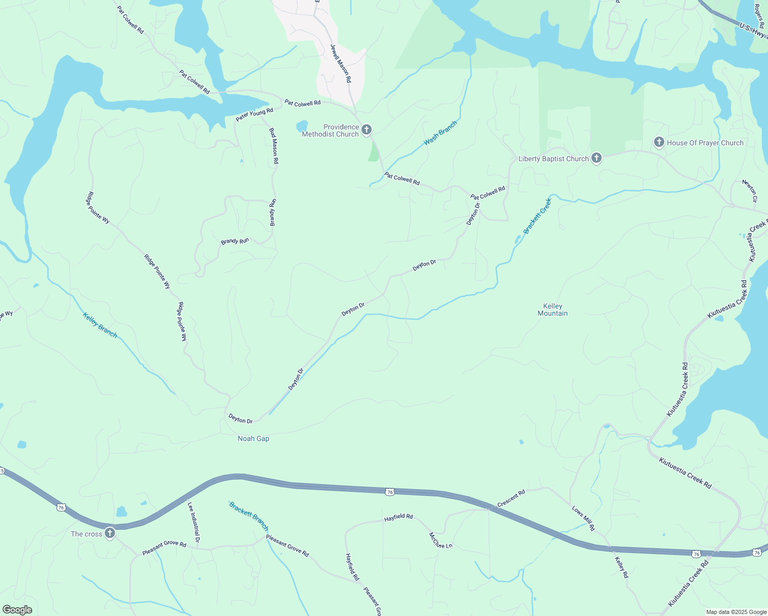 map of restaurants, bars, coffee shops, grocery stores, and more near 0 Marshall Rise in Blairsville