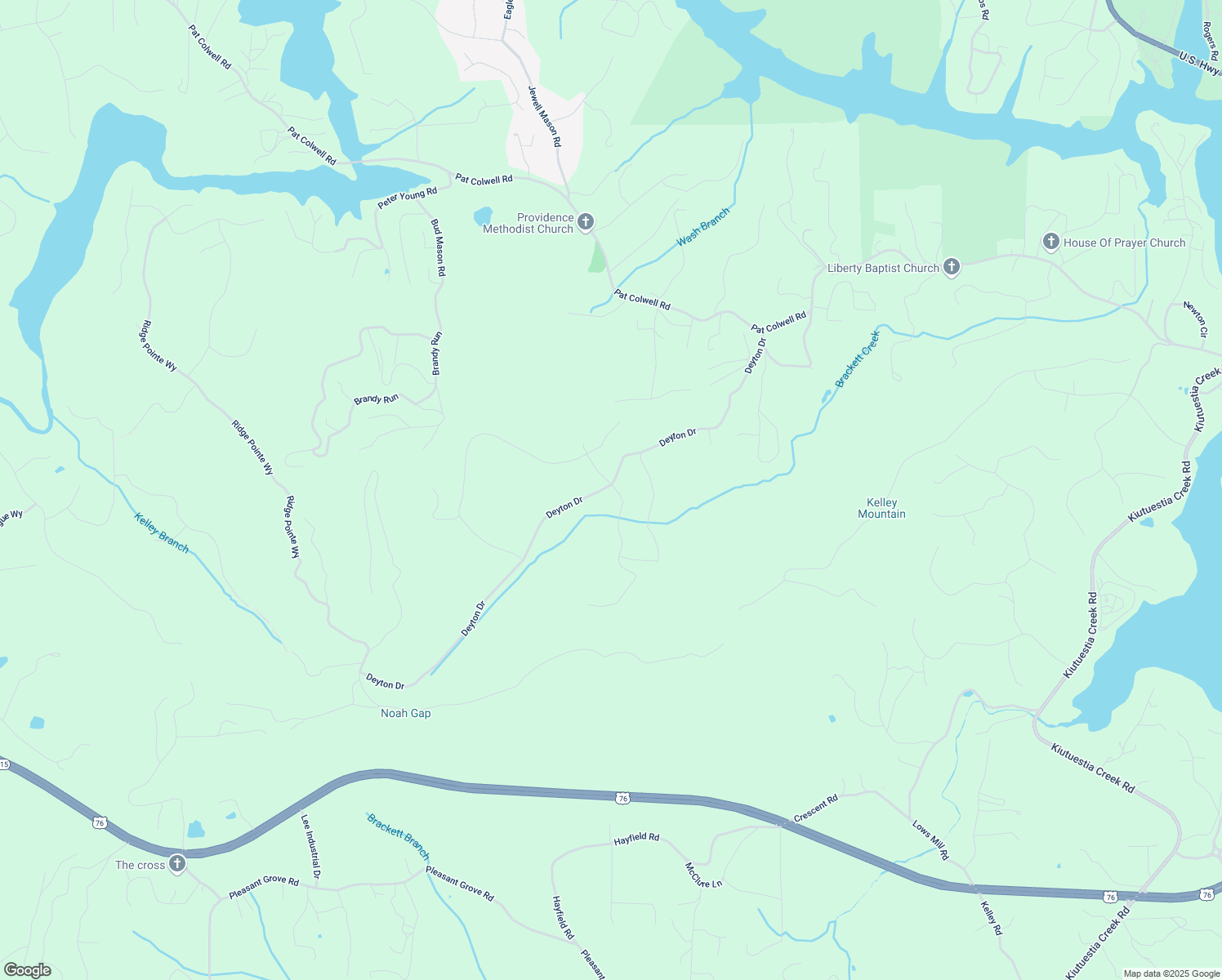 map of restaurants, bars, coffee shops, grocery stores, and more near 0 Marshall Rise in Blairsville
