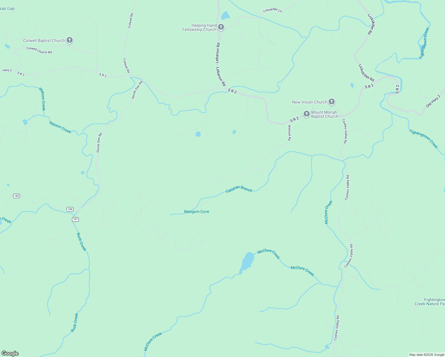 map of restaurants, bars, coffee shops, grocery stores, and more near 557 Mangum's Trail in Blue Ridge