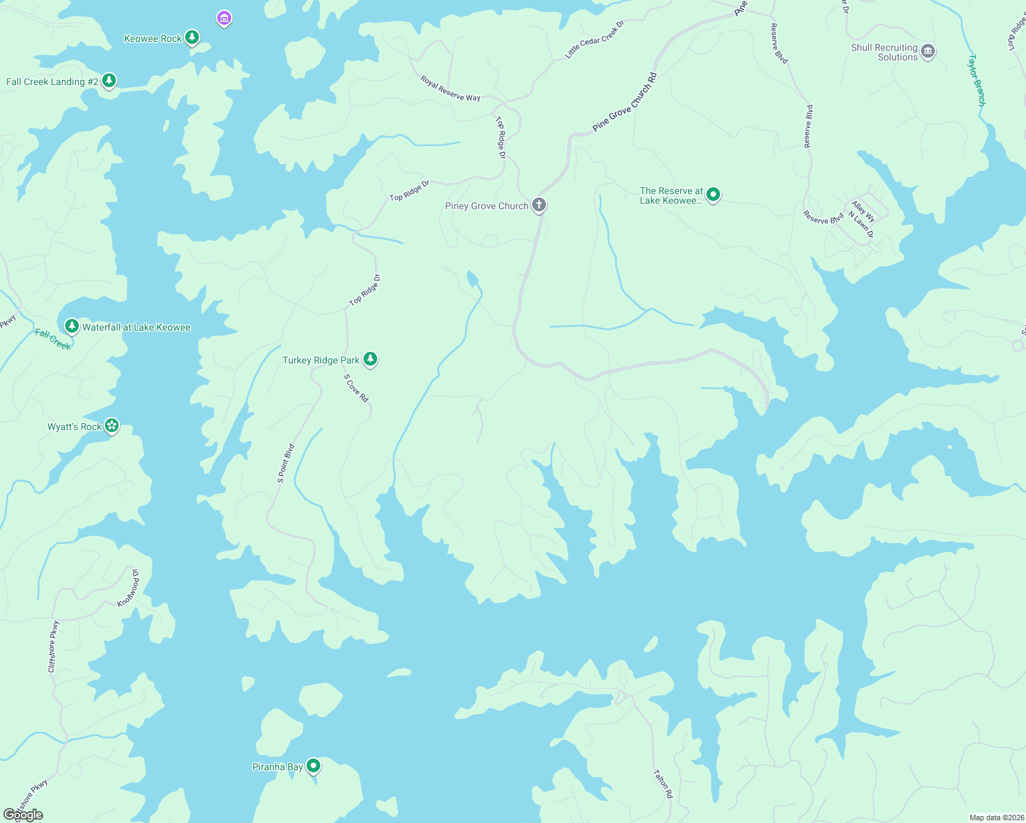 map of restaurants, bars, coffee shops, grocery stores, and more near 110 Park Fall Court in Sunset