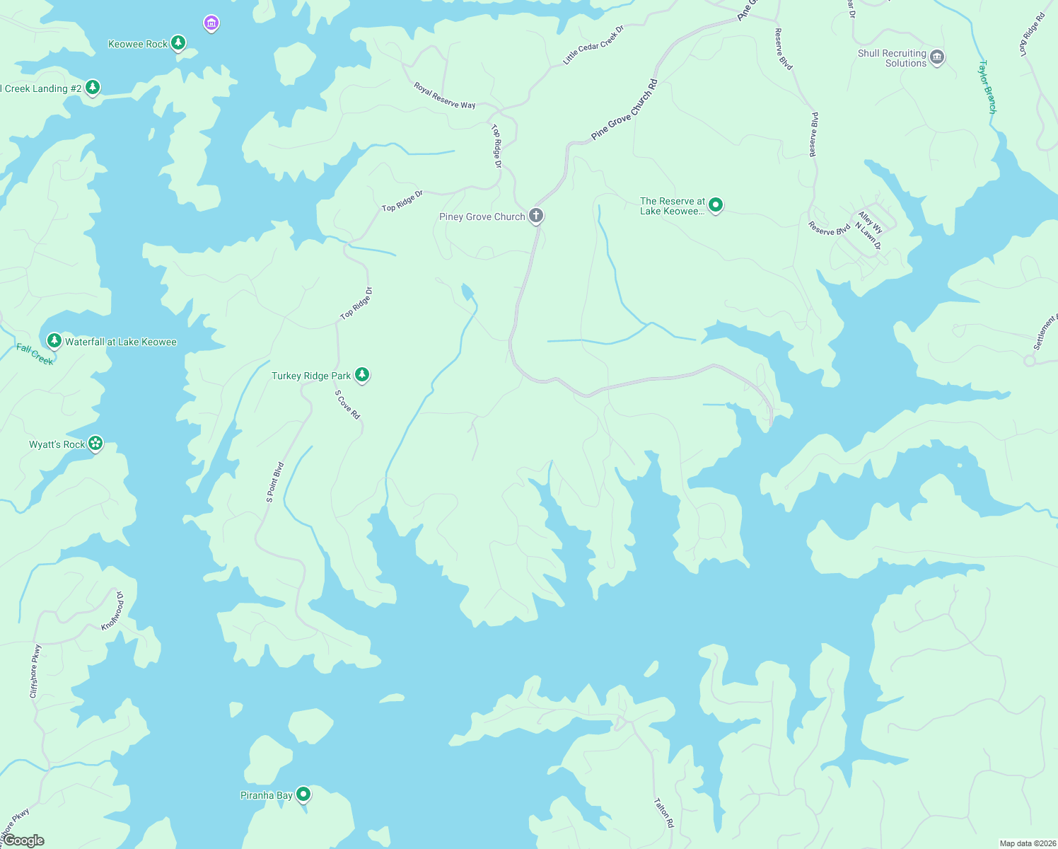map of restaurants, bars, coffee shops, grocery stores, and more near 110 Park Fall Court in Sunset