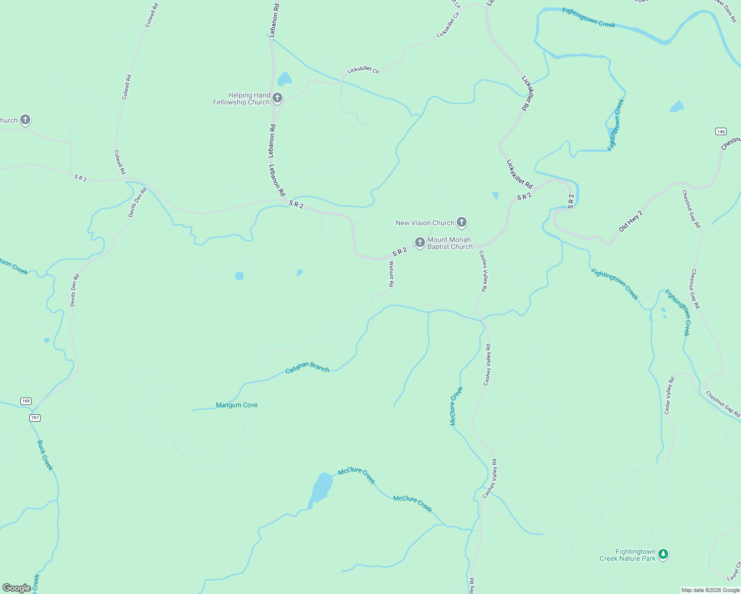 map of restaurants, bars, coffee shops, grocery stores, and more near 15 Oak Lane in Blue Ridge