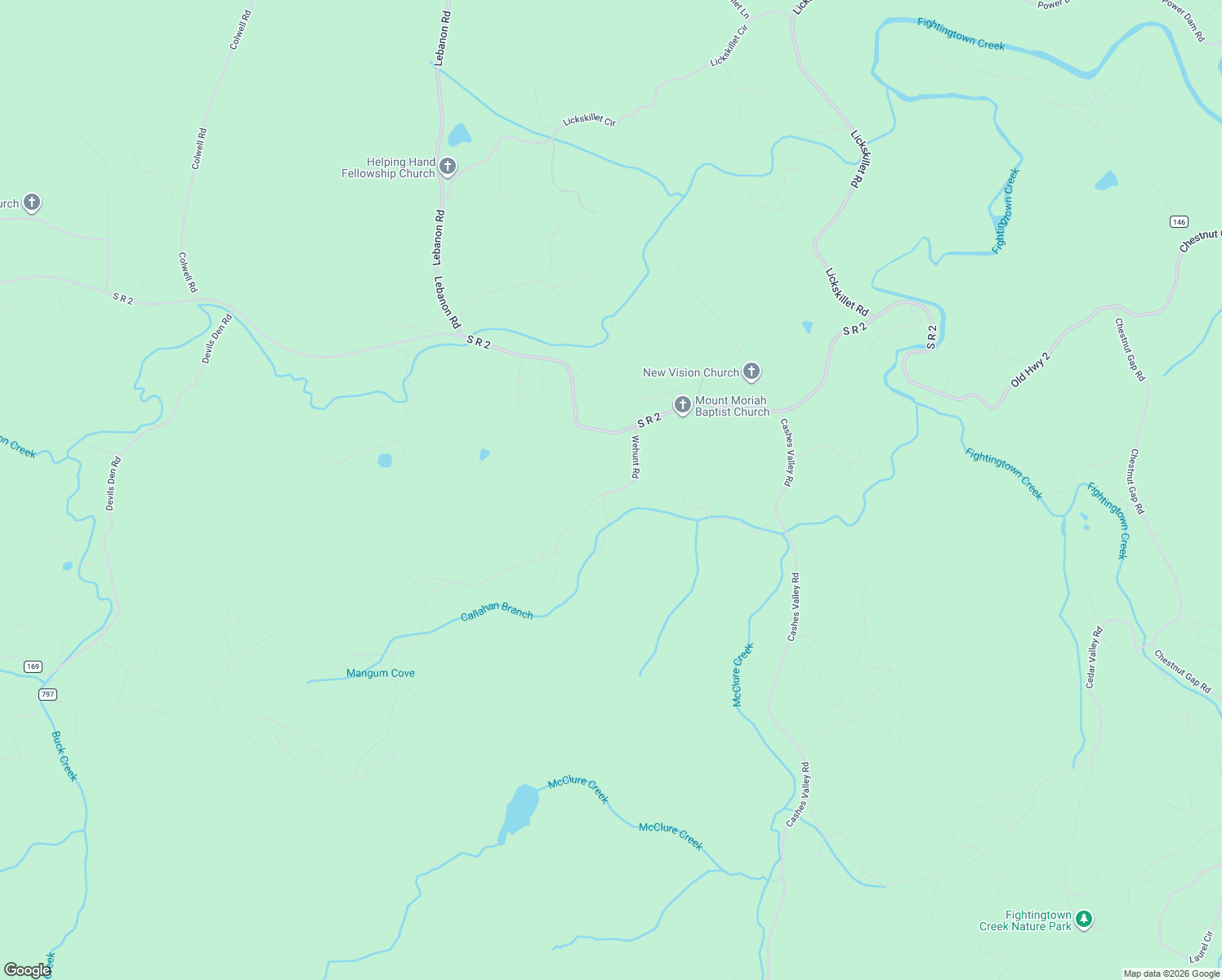 map of restaurants, bars, coffee shops, grocery stores, and more near 15 Oak Lane in Blue Ridge
