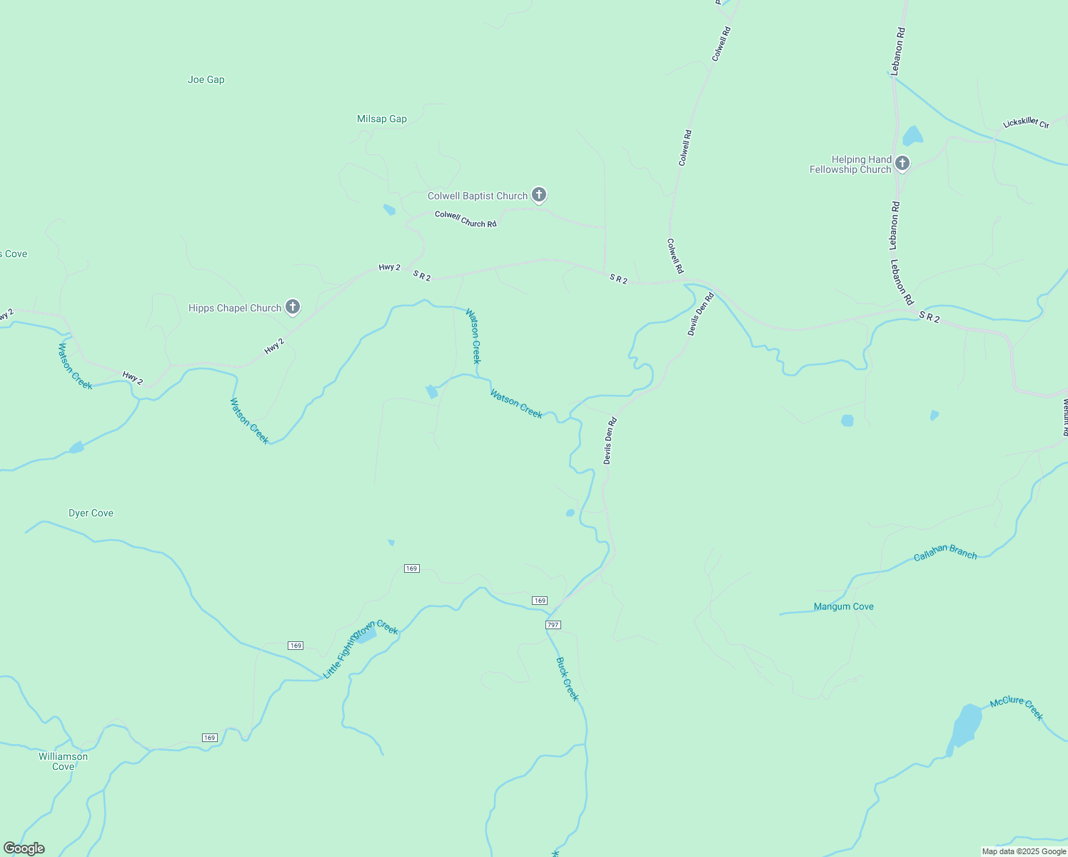 map of restaurants, bars, coffee shops, grocery stores, and more near 973 Jolley Way in Epworth