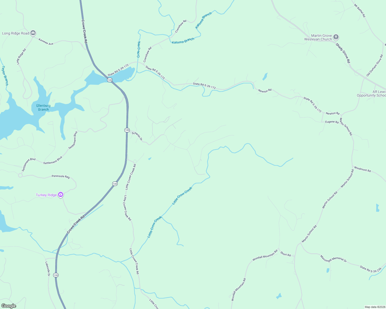 map of restaurants, bars, coffee shops, grocery stores, and more near 711 Scharlin Drive in Pickens