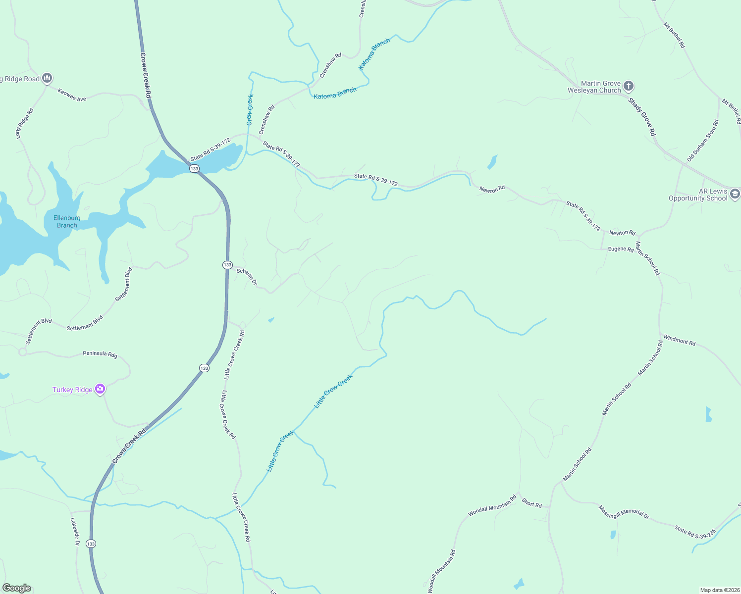 map of restaurants, bars, coffee shops, grocery stores, and more near 208 Serenity Drive in Pickens
