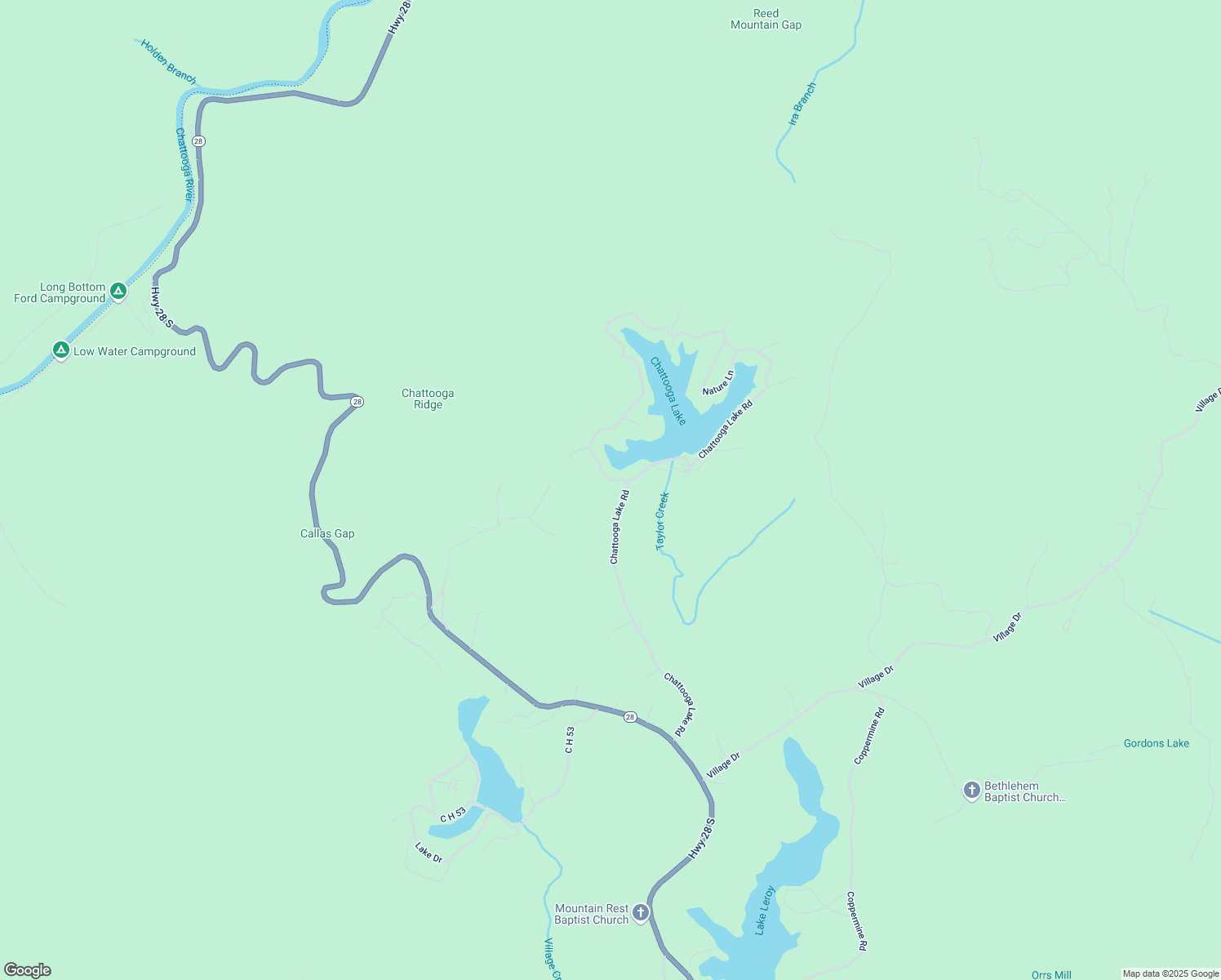 map of restaurants, bars, coffee shops, grocery stores, and more near 920 Chattooga Lake Road in Mountain Rest