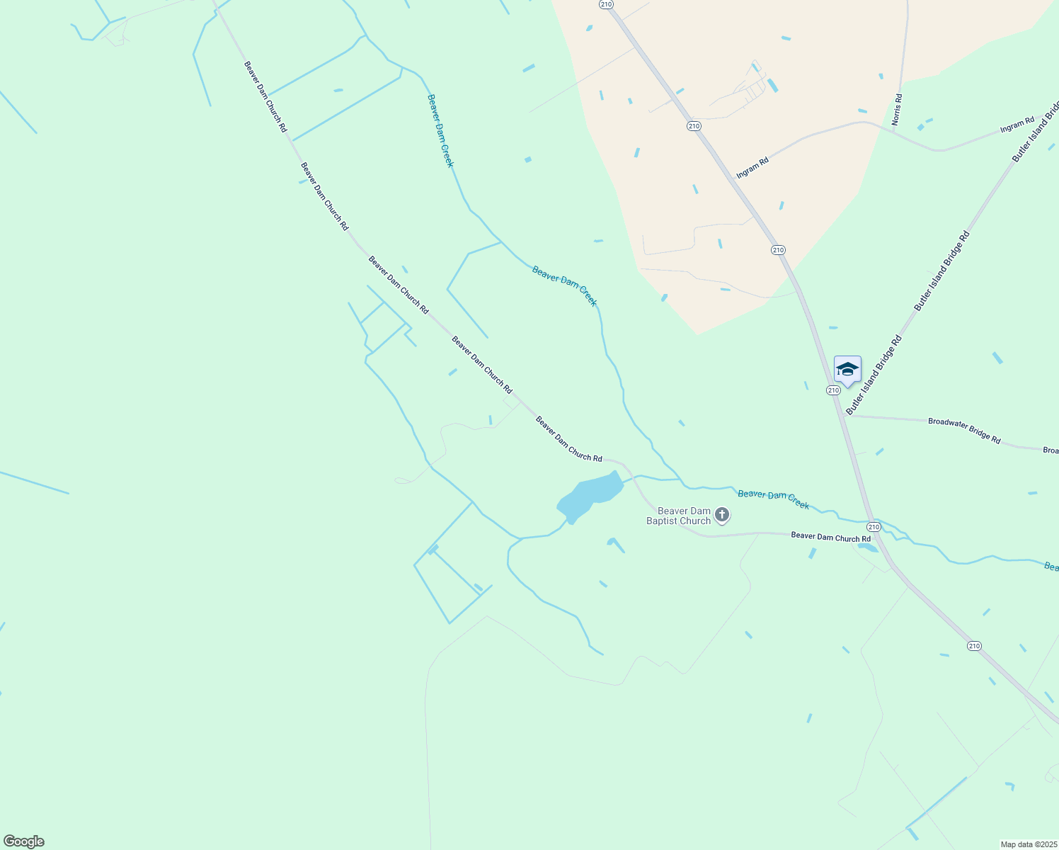 map of restaurants, bars, coffee shops, grocery stores, and more near 4276 Beaver Dam Church Rd in Roseboro