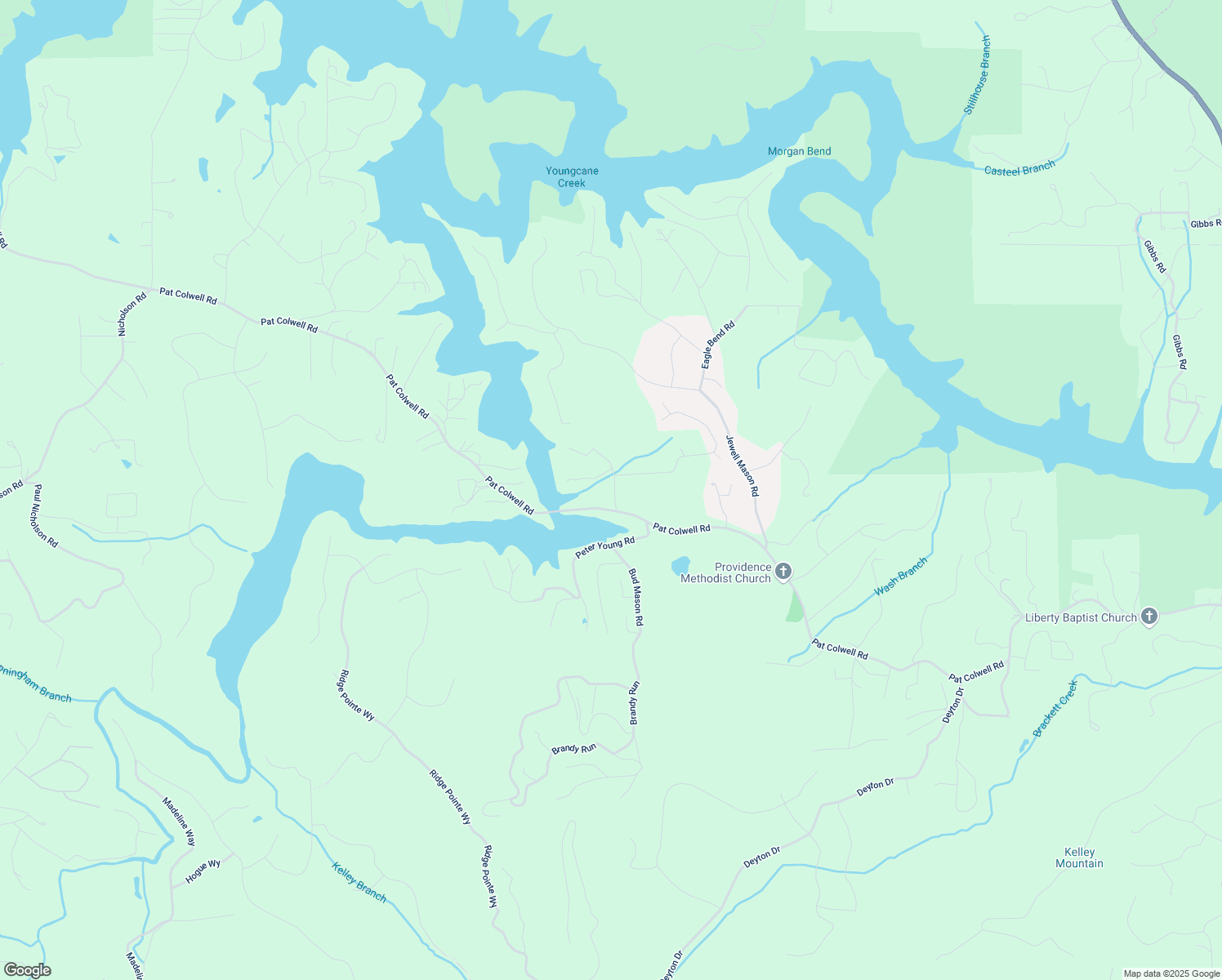 map of restaurants, bars, coffee shops, grocery stores, and more near 67 Lake Shore Drive South in Blairsville