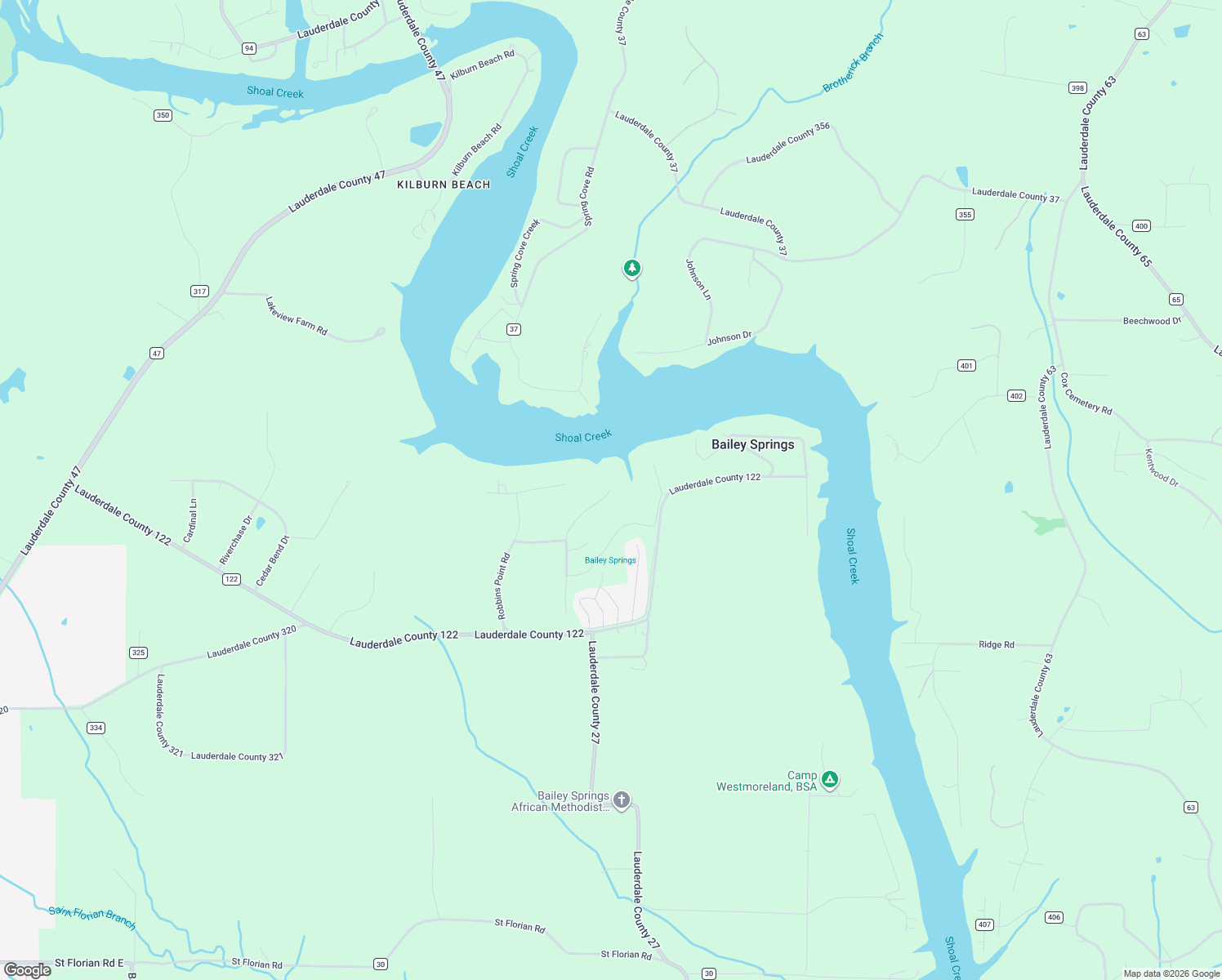 map of restaurants, bars, coffee shops, grocery stores, and more near 504 Shoals Creek Road in Florence