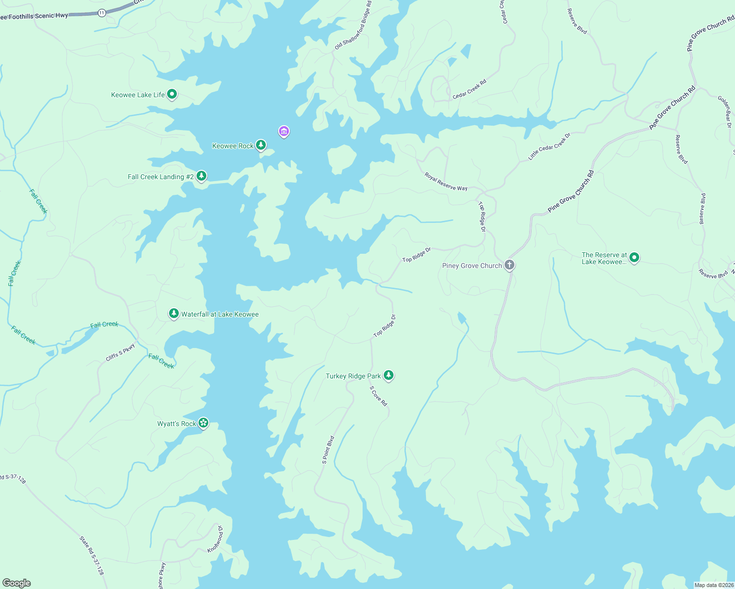 map of restaurants, bars, coffee shops, grocery stores, and more near 206 Coldwater Drive in Sunset