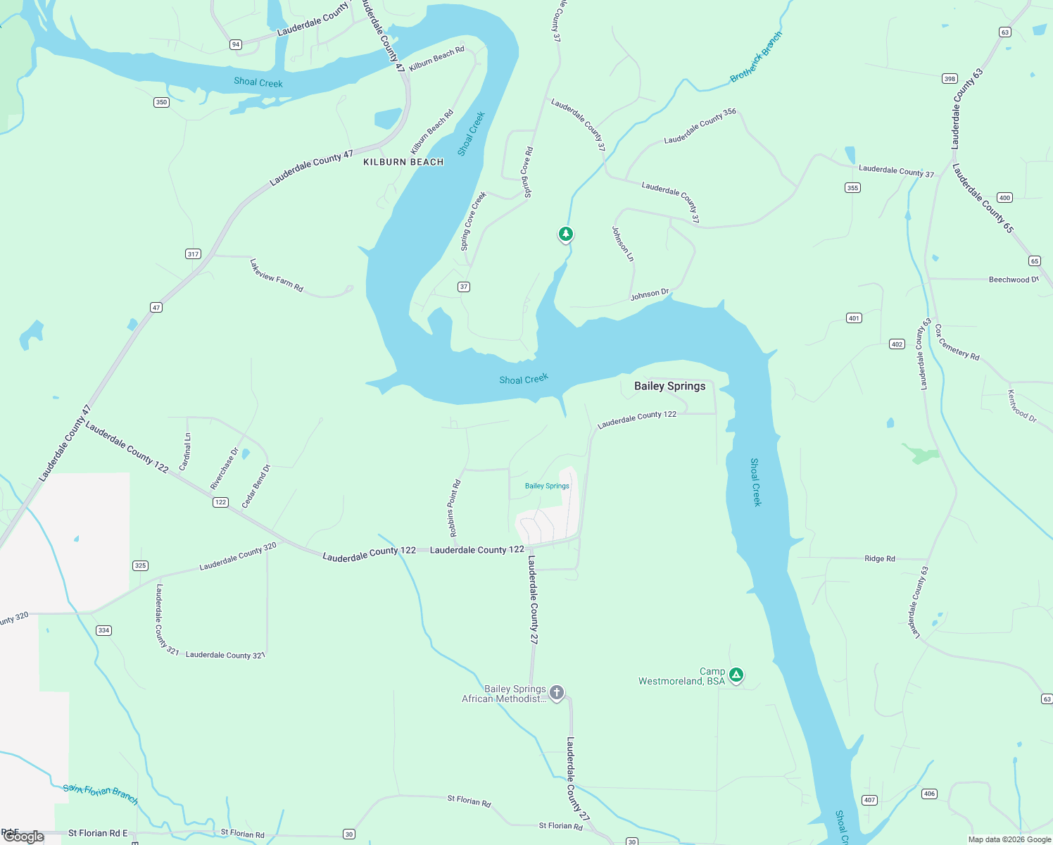 map of restaurants, bars, coffee shops, grocery stores, and more near 100 Cliff Point Drive in Florence